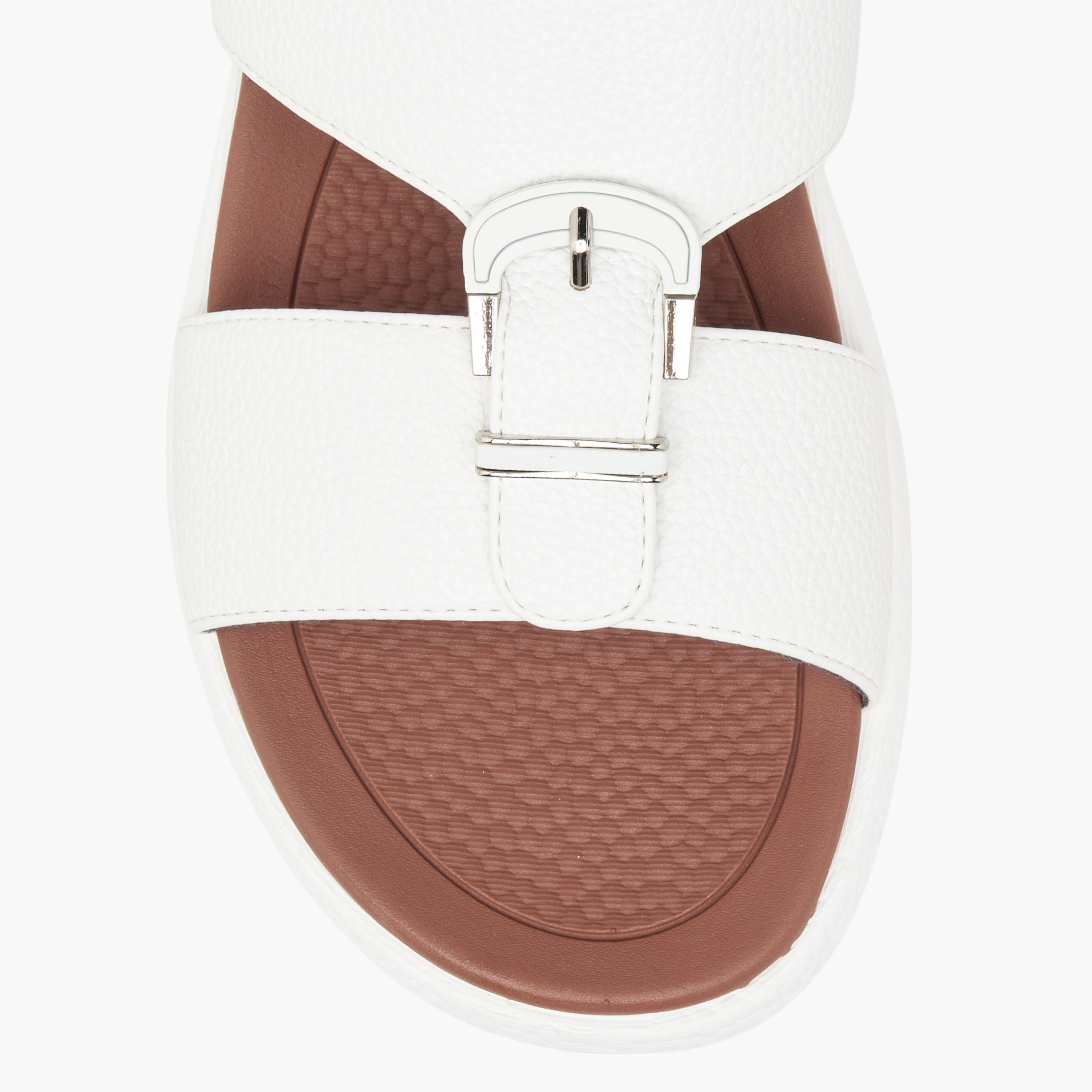 Le Confort Buckle Detail Slip-On Arabic Comfort Sandals-men-shoes-sandals-image-3