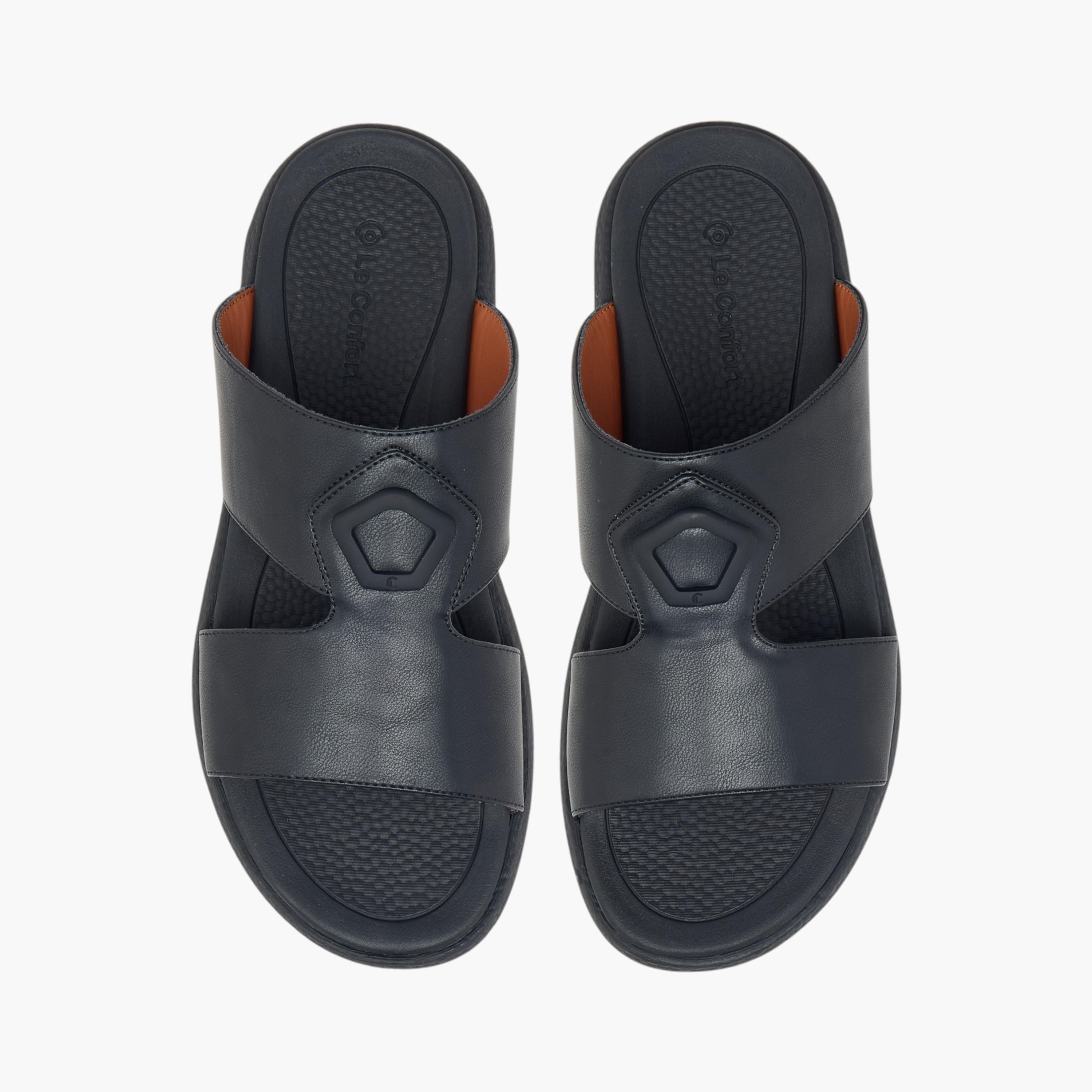 Le Confort Cutout Detail Slip-On Arabic Comfort Sandals-men-shoes-sandals-image-1