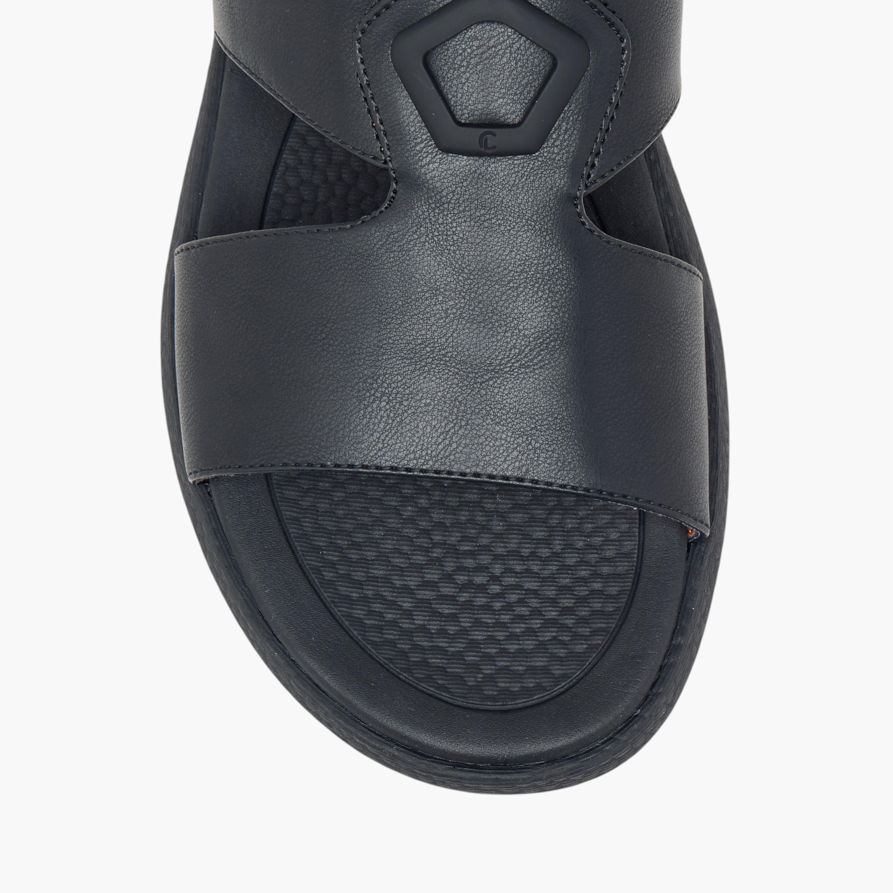 Le Confort Cutout Detail Slip-On Arabic Comfort Sandals-men-shoes-sandals-image-3