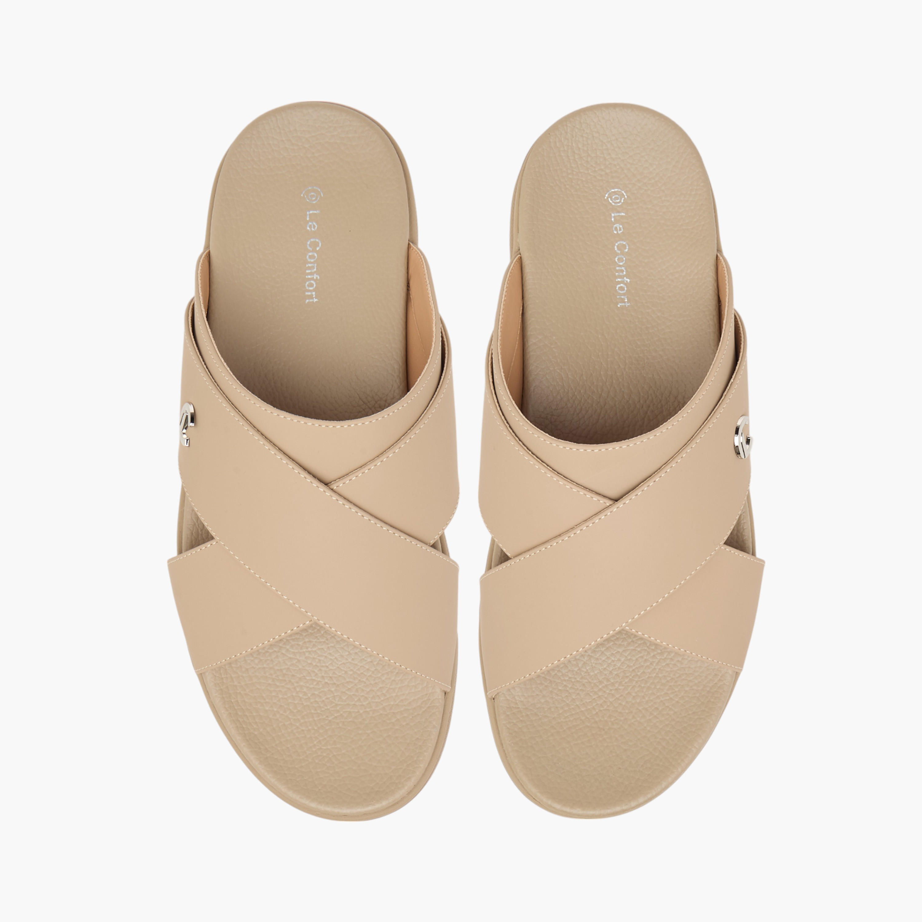 Le Confort Men Cross Strap Comfort Sandals-men-shoes-sandals-image-1