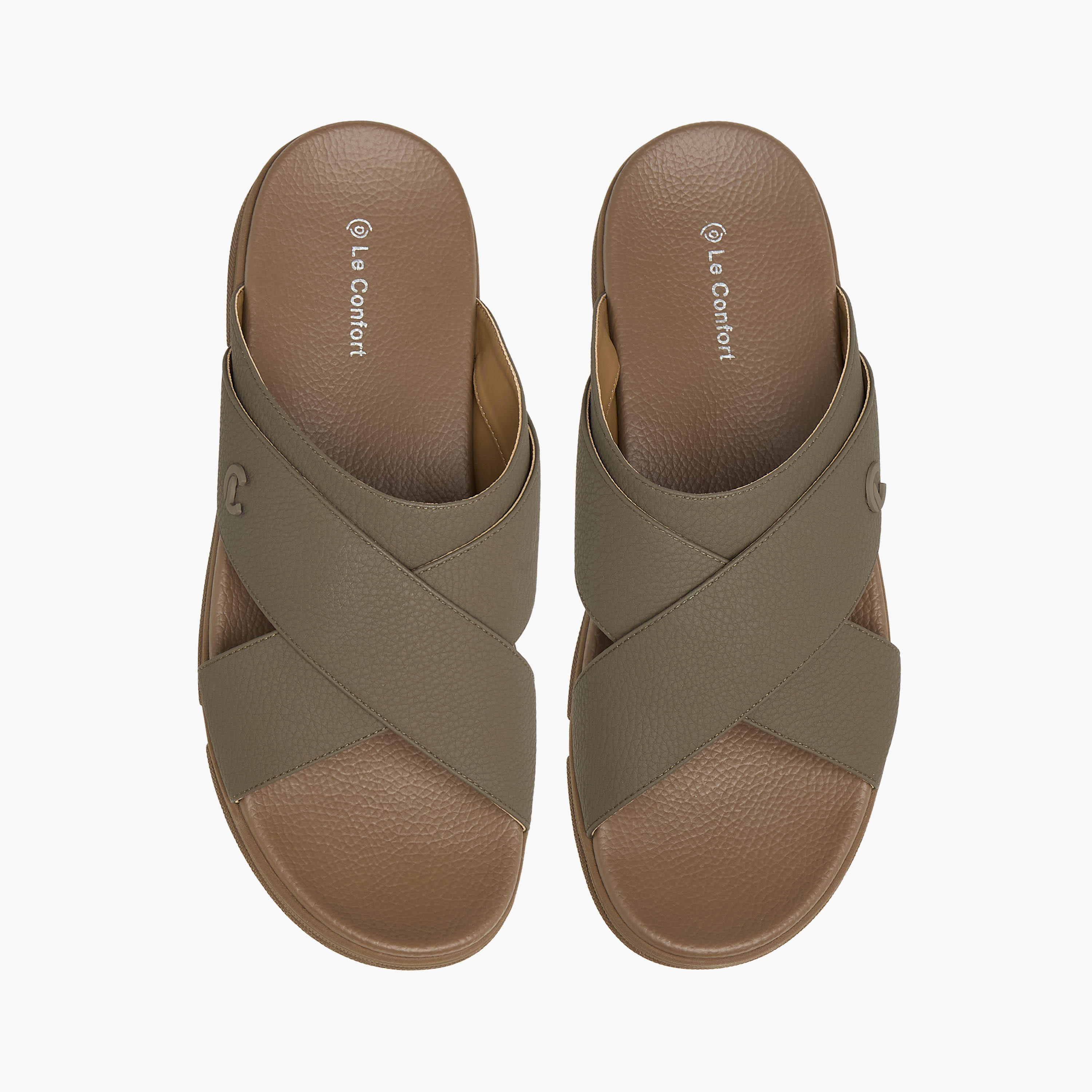 Le Confort Men Cross Strap Comfort Sandals-men-shoes-sandals-image-1