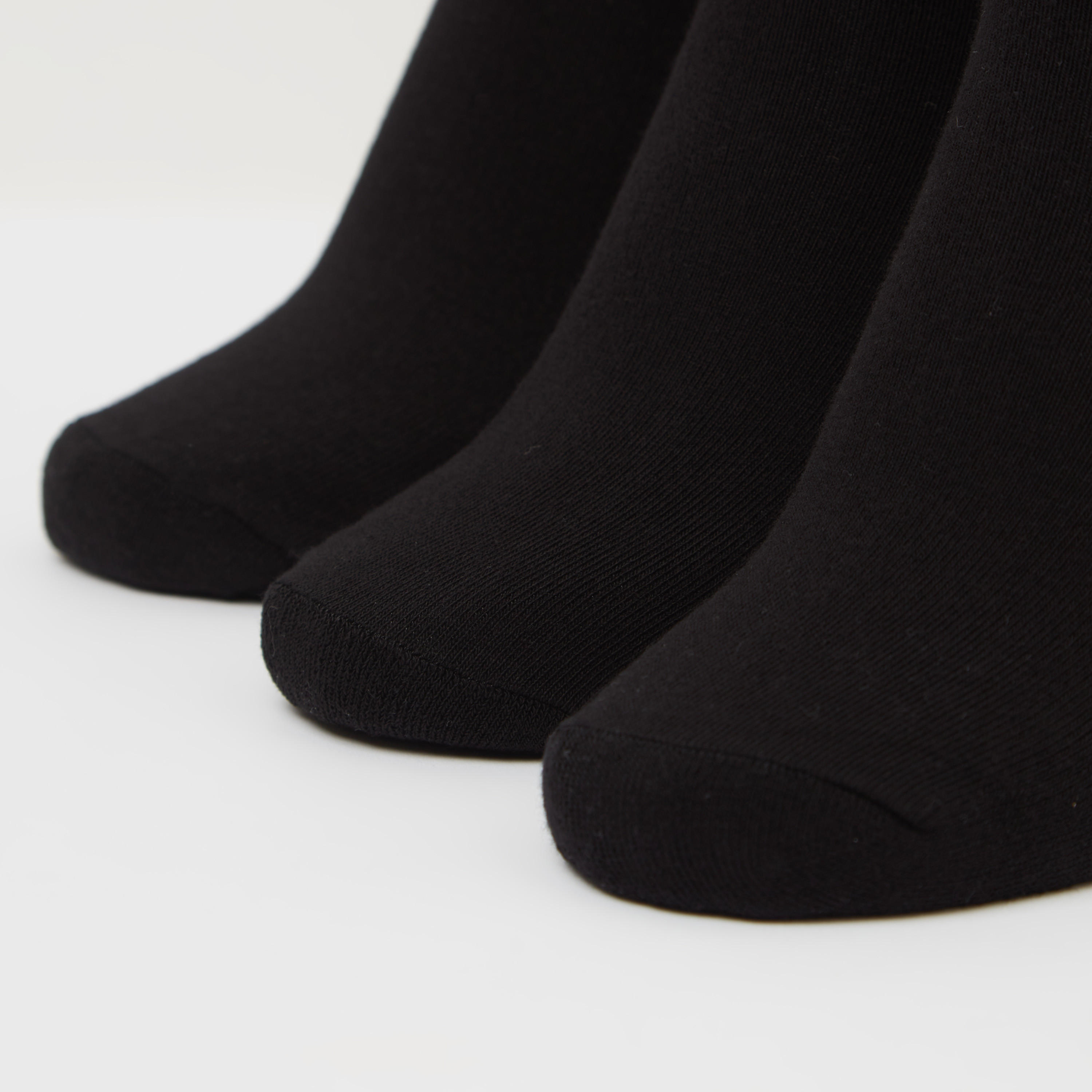 Solid Ankle Length Socks - Set of 3-women-socksandstockings-image-2