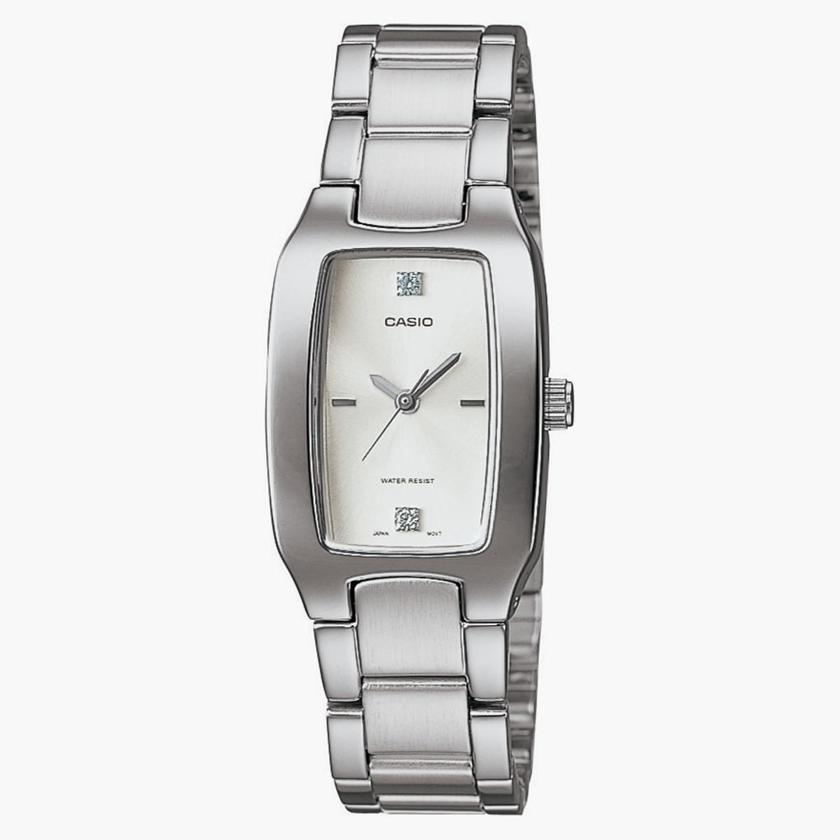 ساعة يد تناظرية فضية بحزام معدني للنساء من كاسيو  LTP 1165A-7C2DF-women-watchesandjewellery-watches-image-1