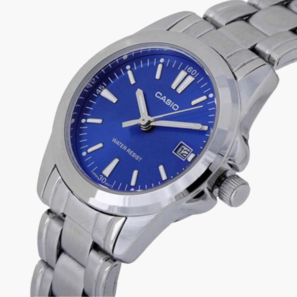 Casio Women's Silver Analog Metal Strap Watch LTP-1215A-2A2DF | 28 MM-women-watchesandjewellery-watches-image-3