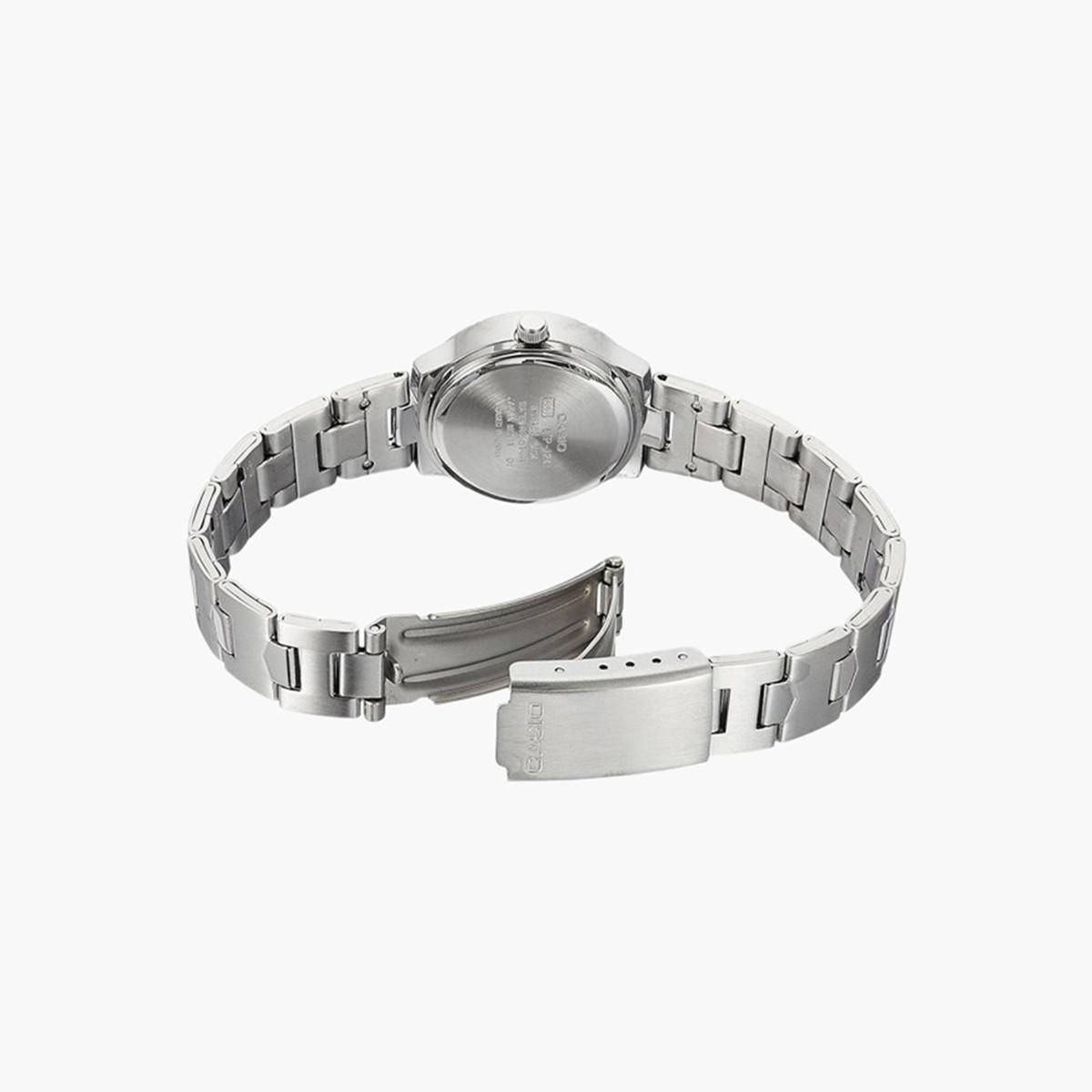 Casio Women's Silver Analog Metal Strap Watch LTP-1215A-2A2DF | 28 MM-women-watchesandjewellery-watches-image-4