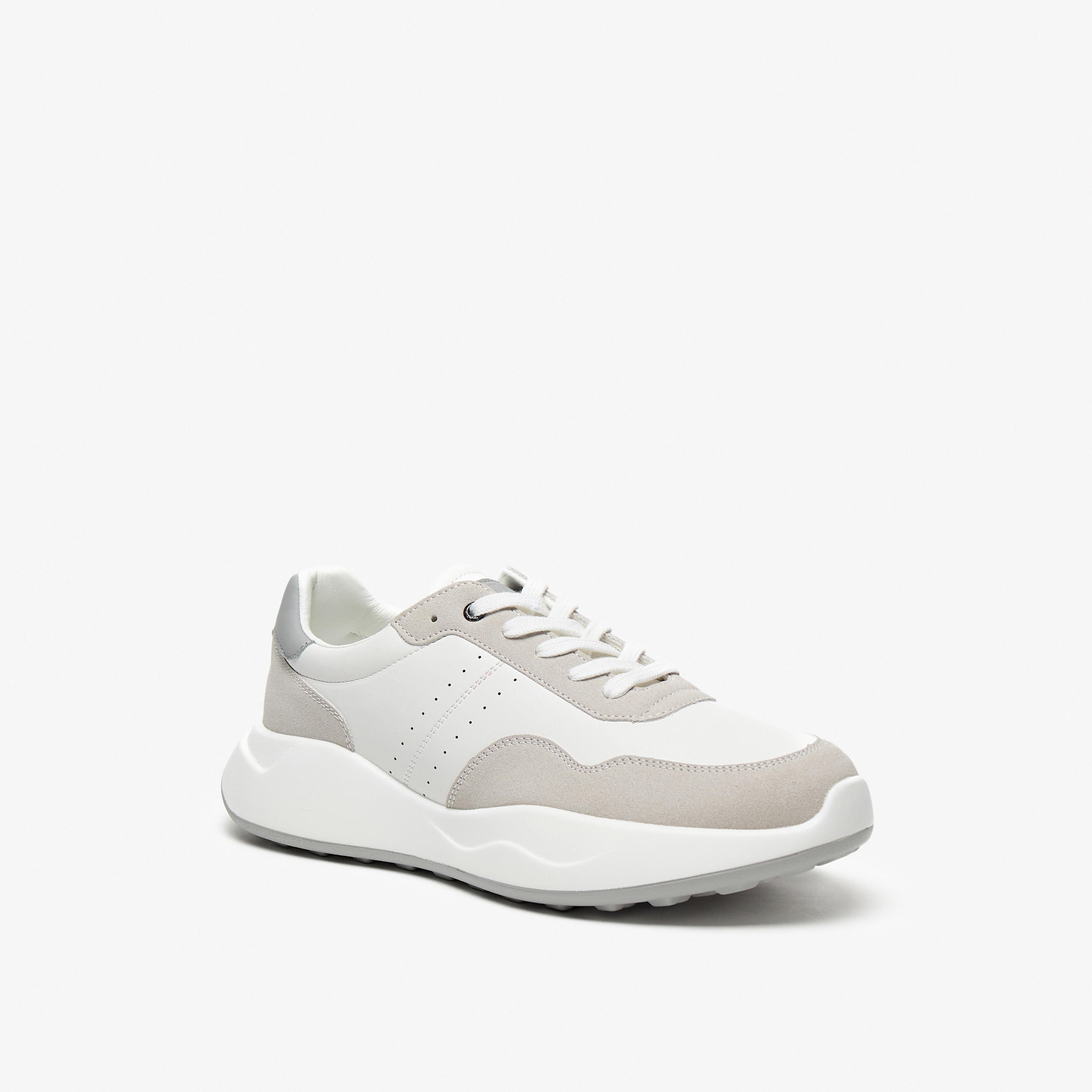 حذاء سنيكرز سادة برباط إغلاق للرجال من كابا-men-shoes-sneakers-image-1