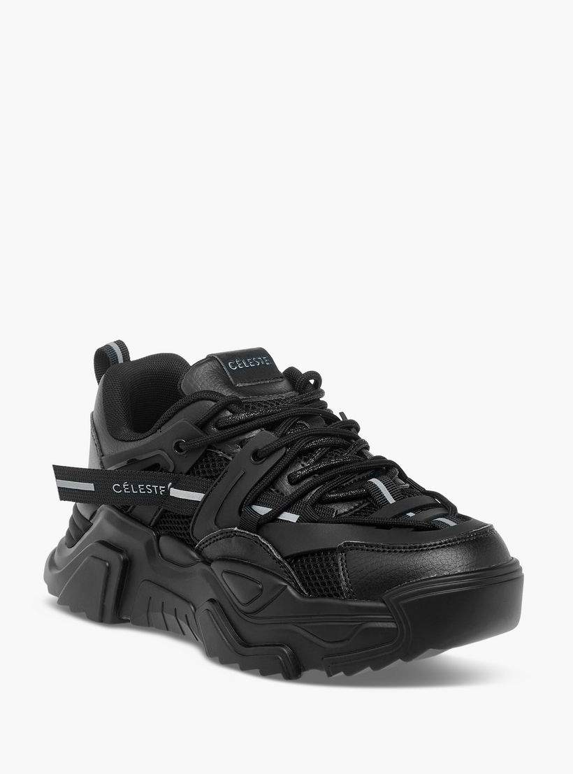 حذاء سنيكرز بنعل سميك ورباط إغلاق للنساء من سيليست-women-shoes-sneakers-image-2