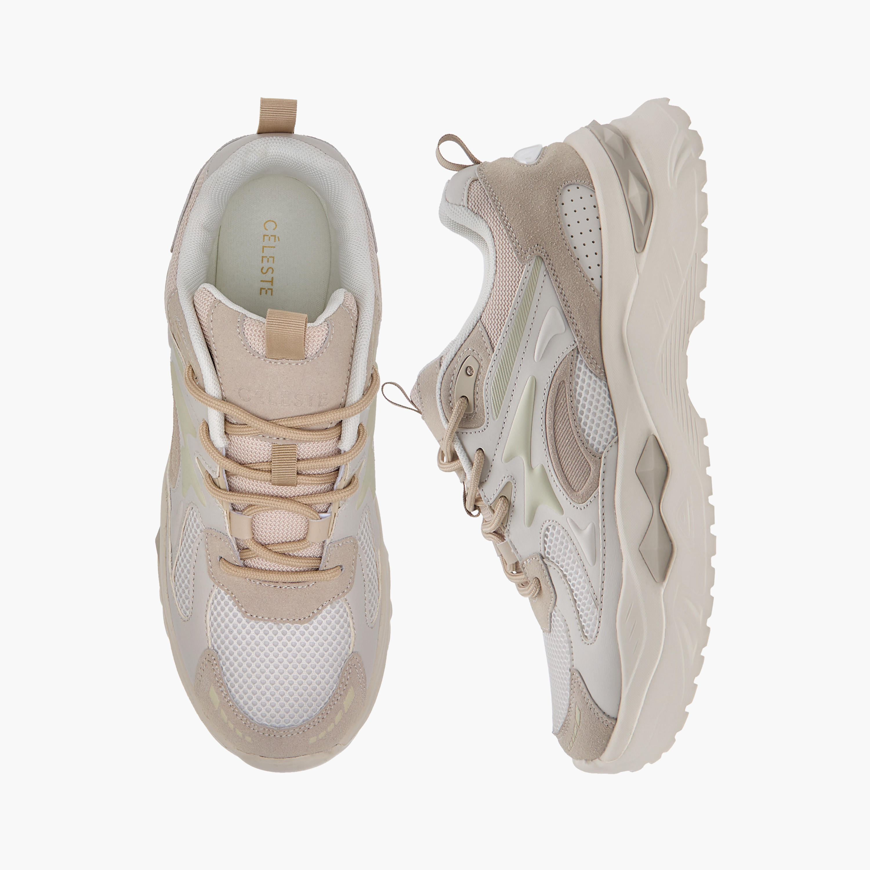 Celeste Women's Panelled Sneakers with Lace-Up Closure-women-shoes-sneakers-image-1