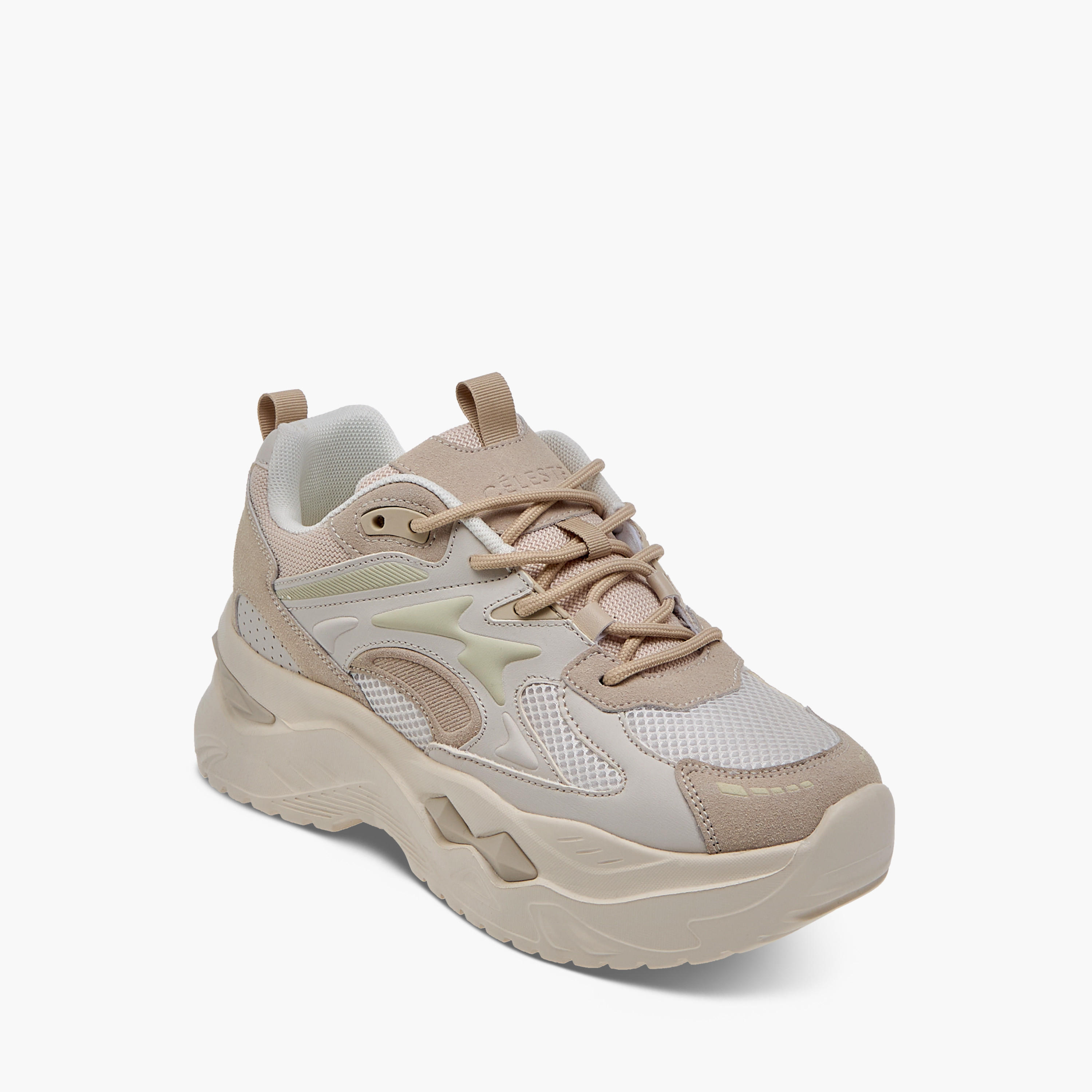 Celeste Women's Panelled Sneakers with Lace-Up Closure-women-shoes-sneakers-image-2