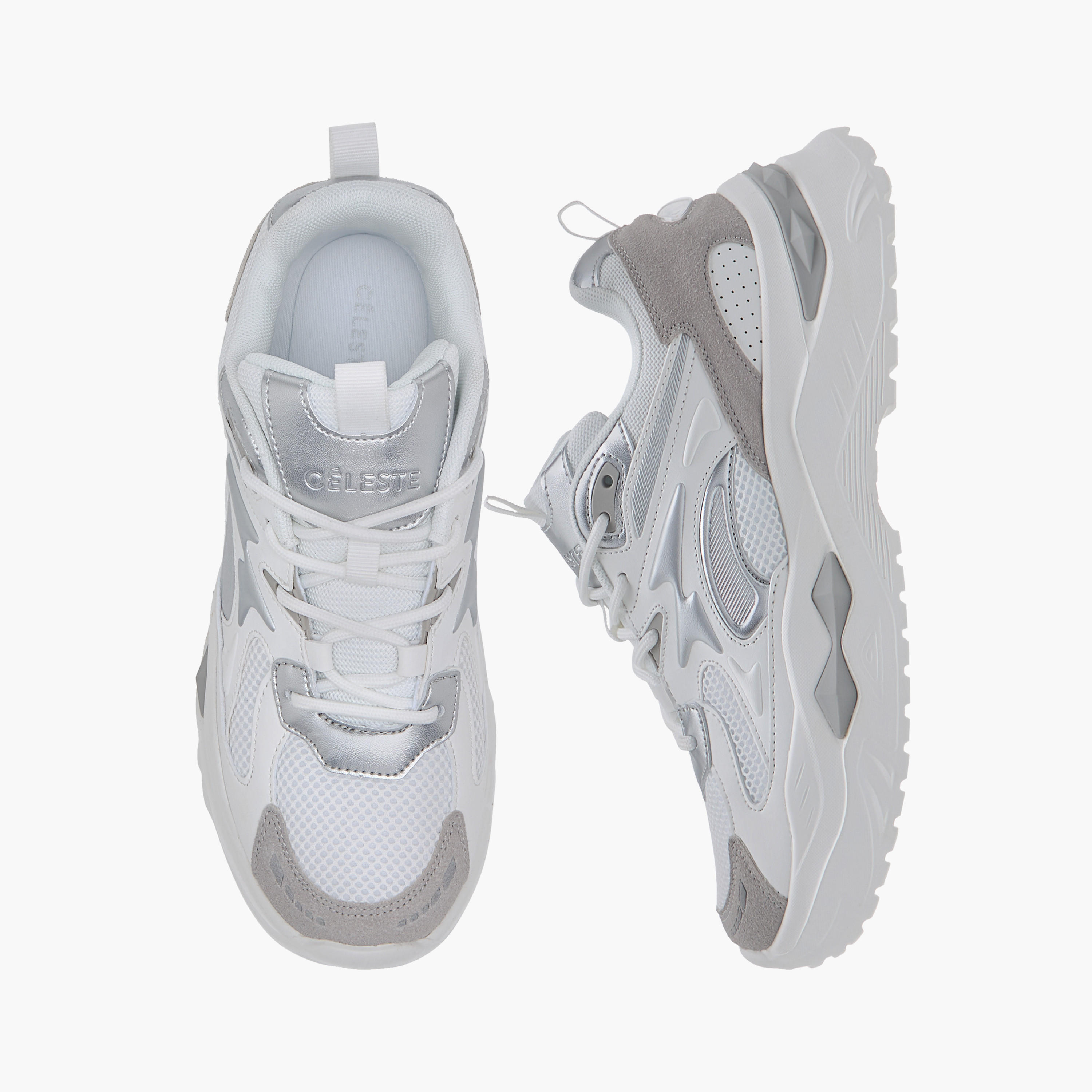 Celeste Women's Panelled Sneakers with Lace-Up Closure-women-shoes-sneakers-image-1