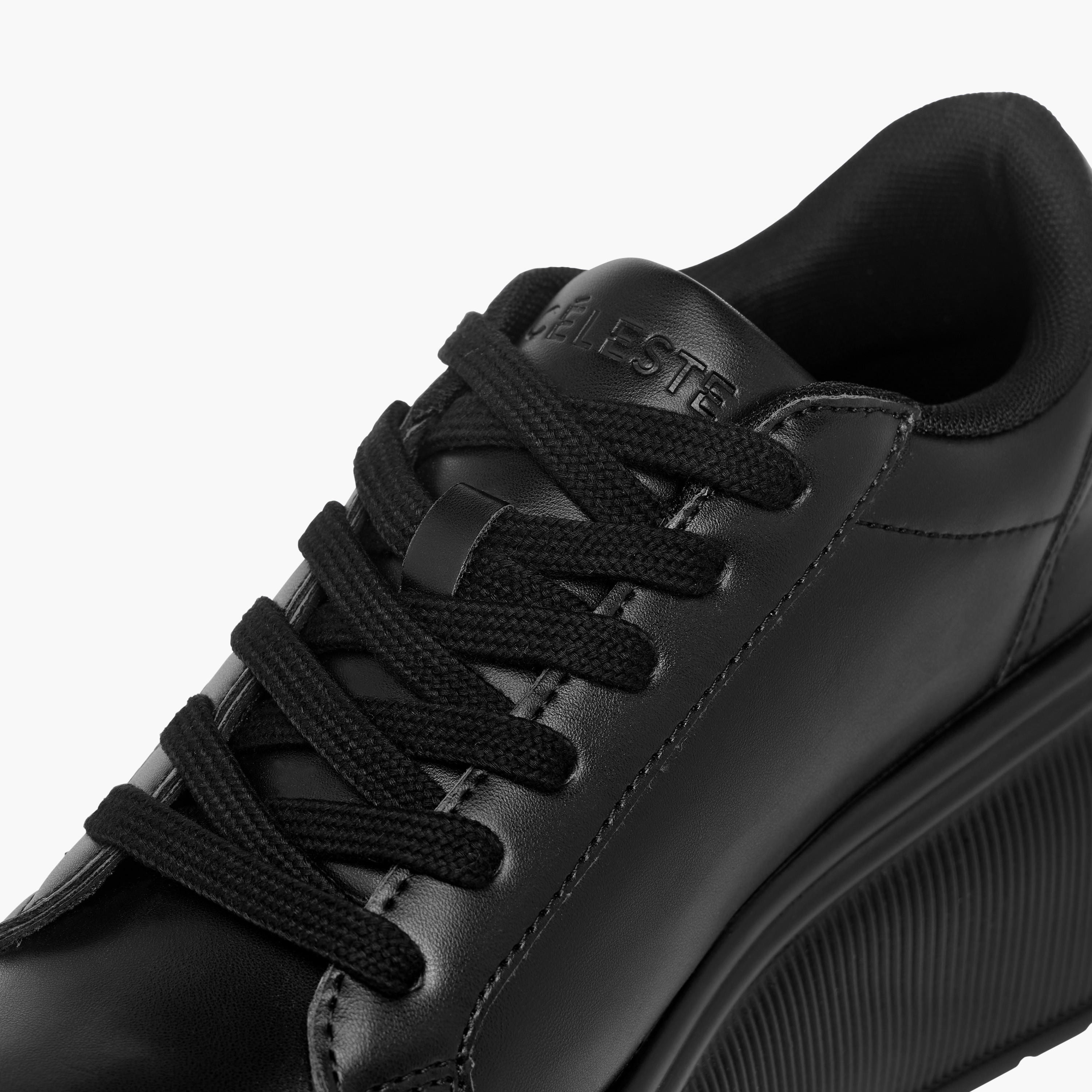 Celeste Women's Solid Chunky Sole Sneakers with Lace-Up Closure-women-shoes-sneakers-image-4