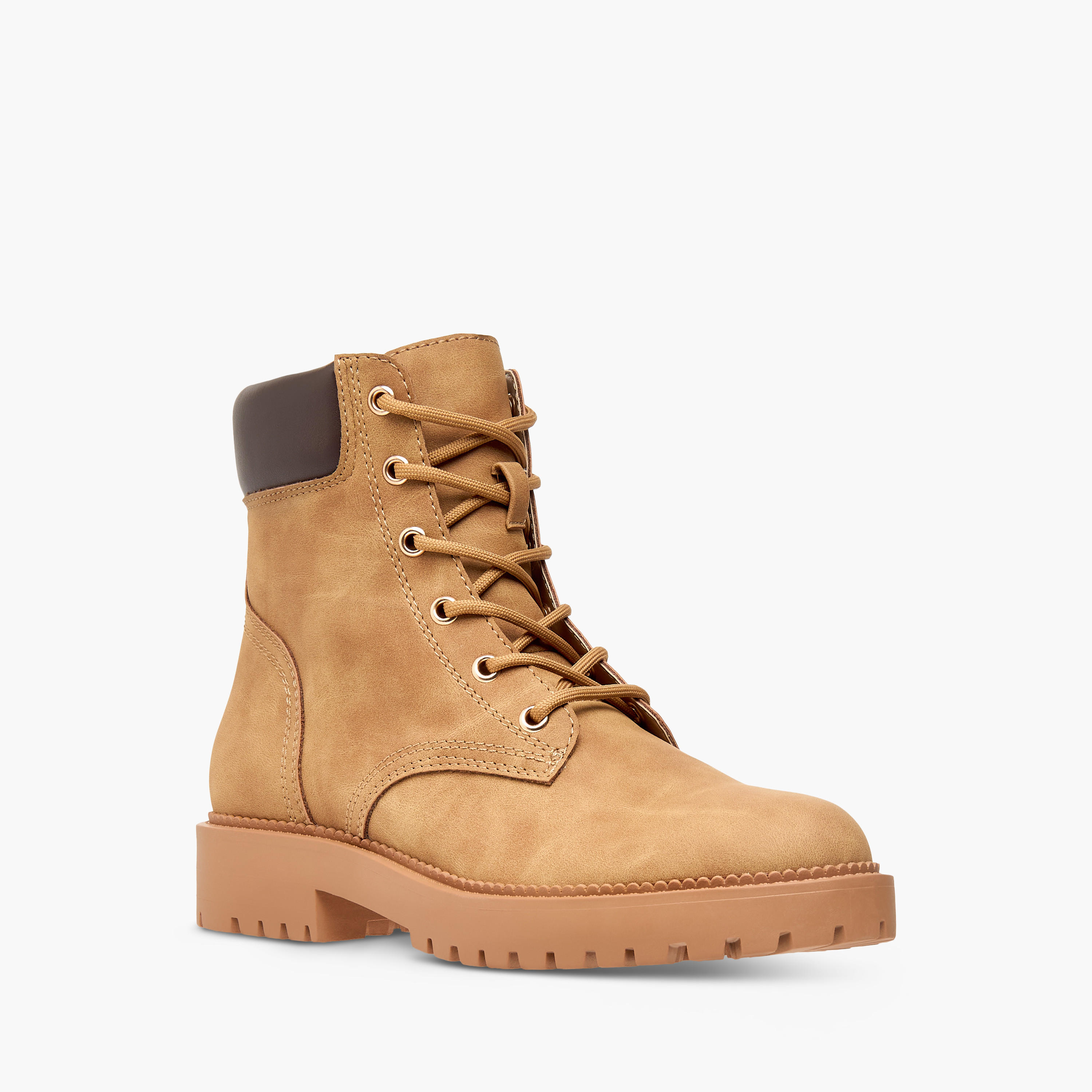 Flora Bella Panelled Zippered Ankle Boots with Chunky Sole-women-shoes-boots-image-2