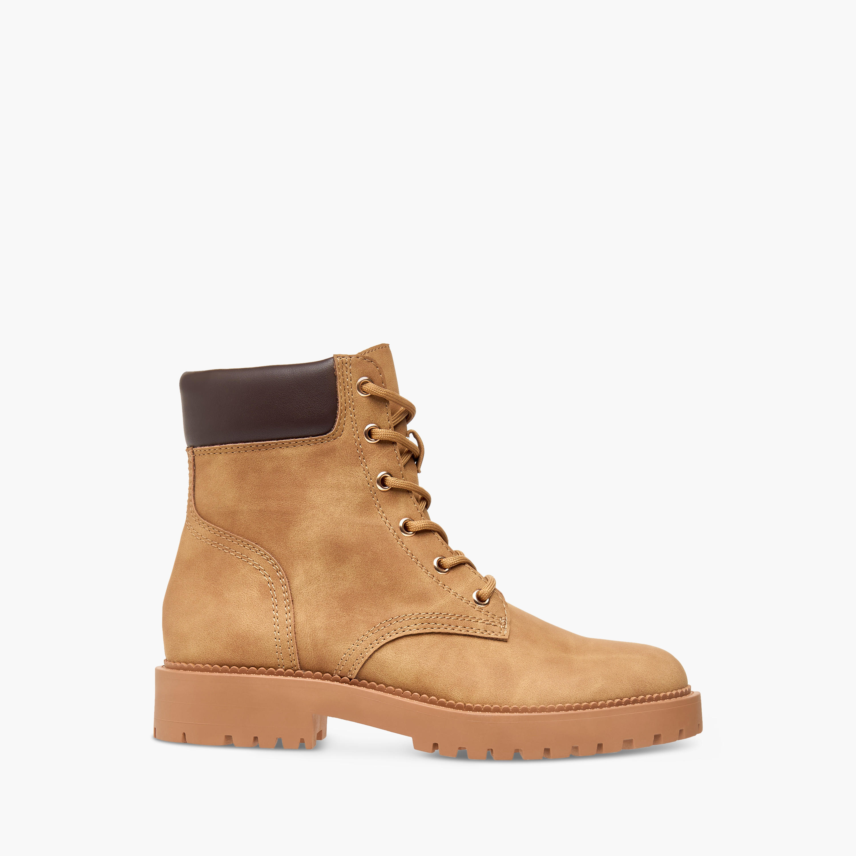 Flora Bella Panelled Zippered Ankle Boots with Chunky Sole-women-shoes-boots-image-3