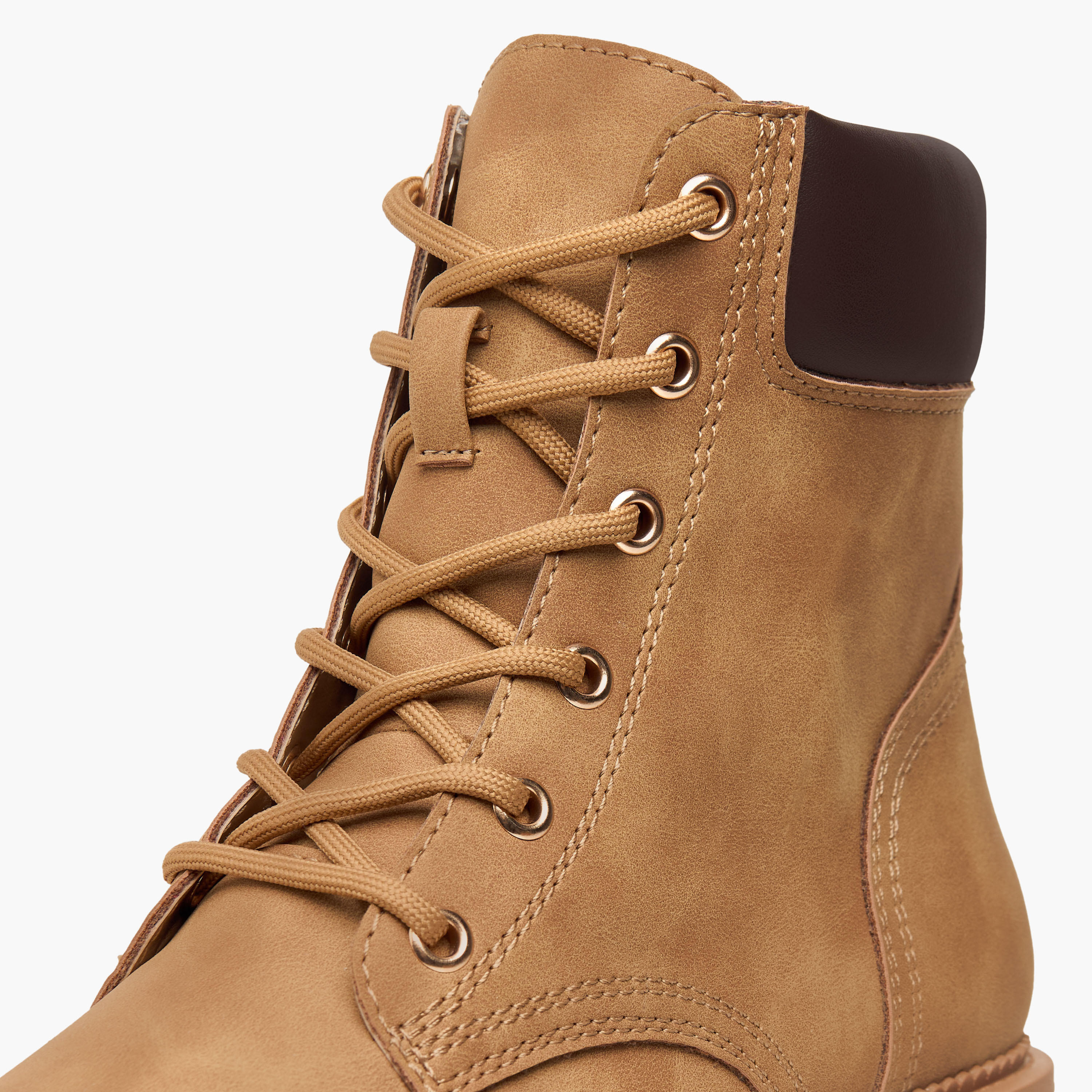 Flora Bella Panelled Zippered Ankle Boots with Chunky Sole-women-shoes-boots-image-4