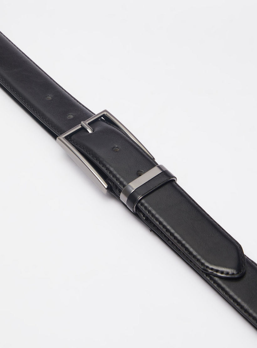 حزام سادة بإزيم بدبوس إغلاق من دوتشيني-men-beltsandwallets-belts-image-2