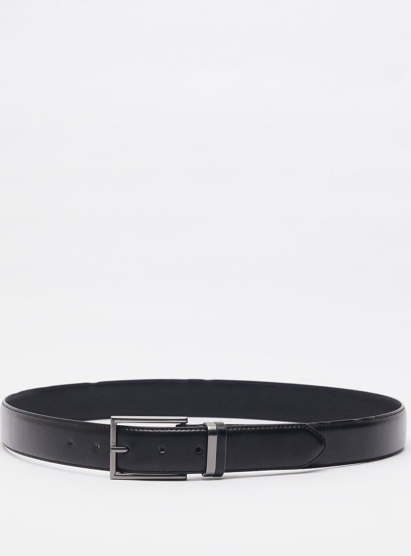 حزام سادة بإزيم بدبوس إغلاق من دوتشيني-men-beltsandwallets-belts-image-3