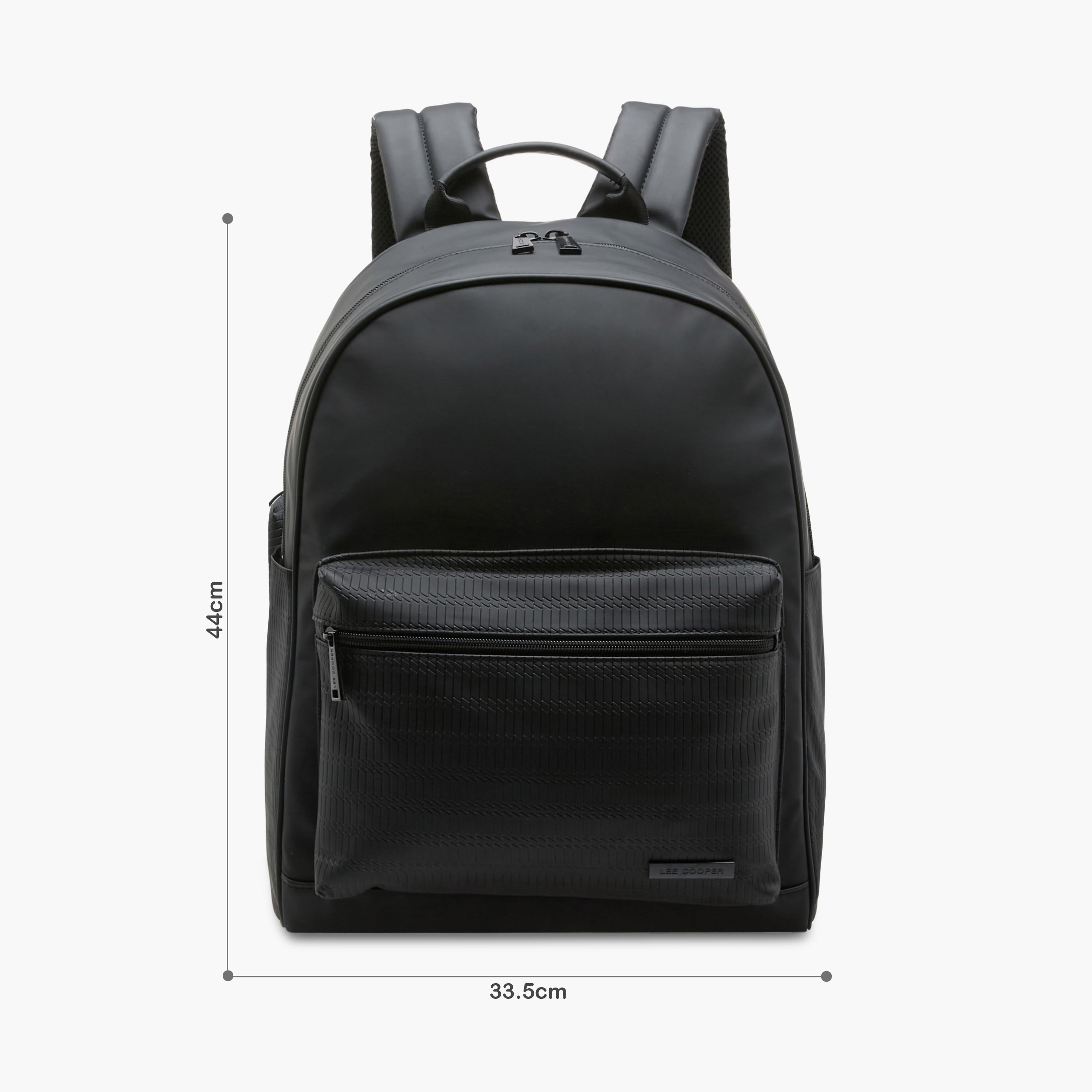 Lee Cooper Men Textured Backpack-men-bags-image-2