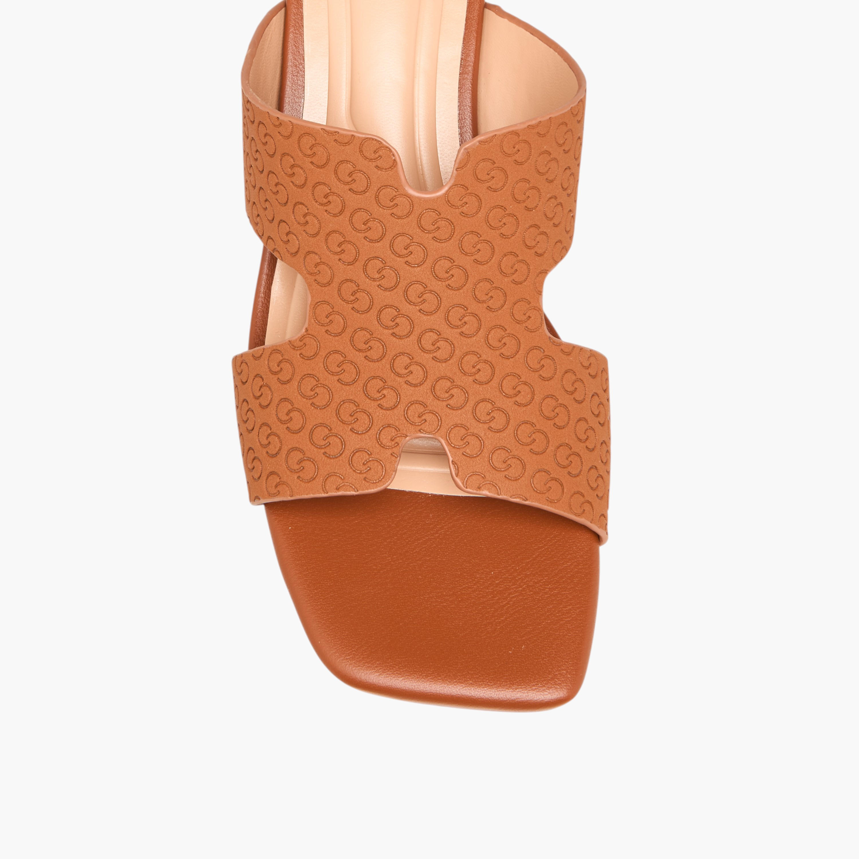 Celeste Women's Monogram Print Slip-On Block Heel Sandals-women-shoes-sandals-heeled-image-4