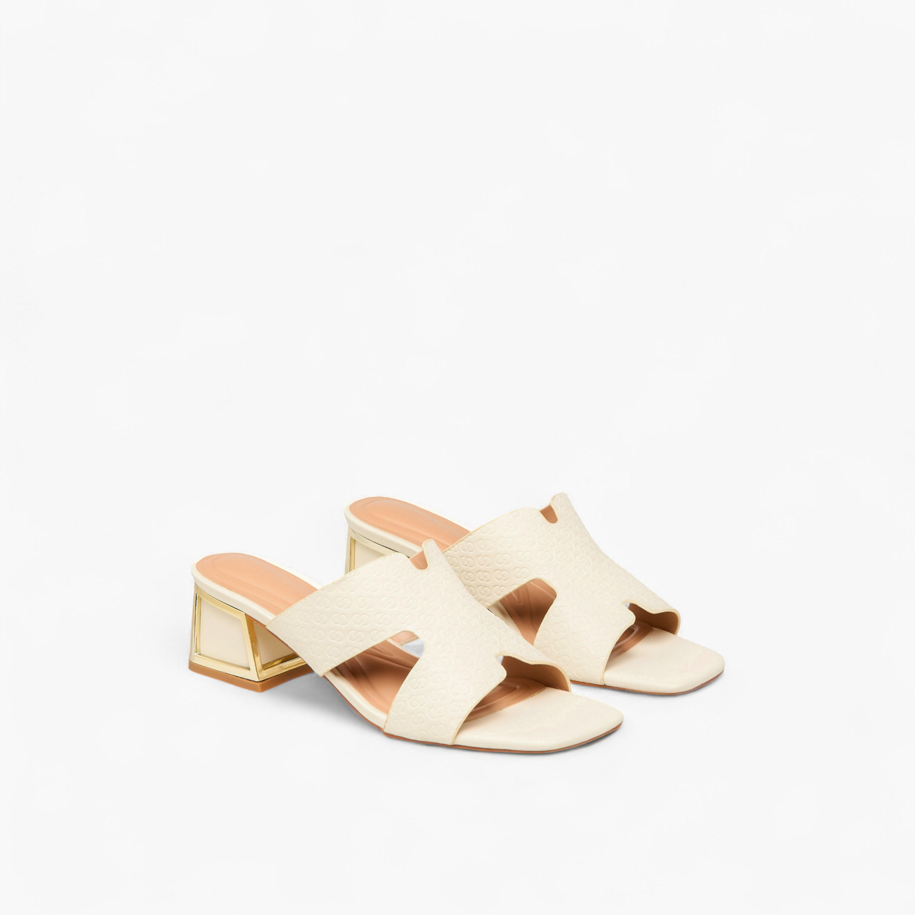 Celeste Women's Monogram Print Slip-On Block Heel Sandals-women-shoes-sandals-heeled-image-1
