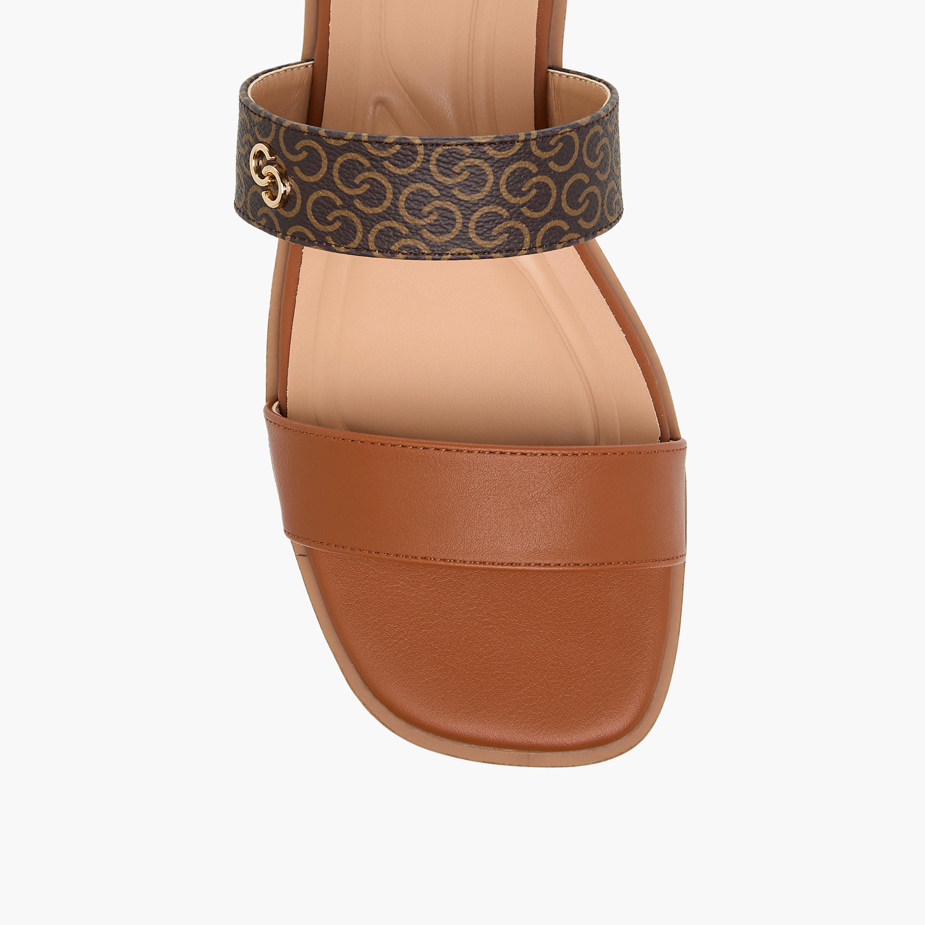Celeste Women's Monogram Print Slip-On Flat Sandals-women-shoes-flats-sandals-image-4