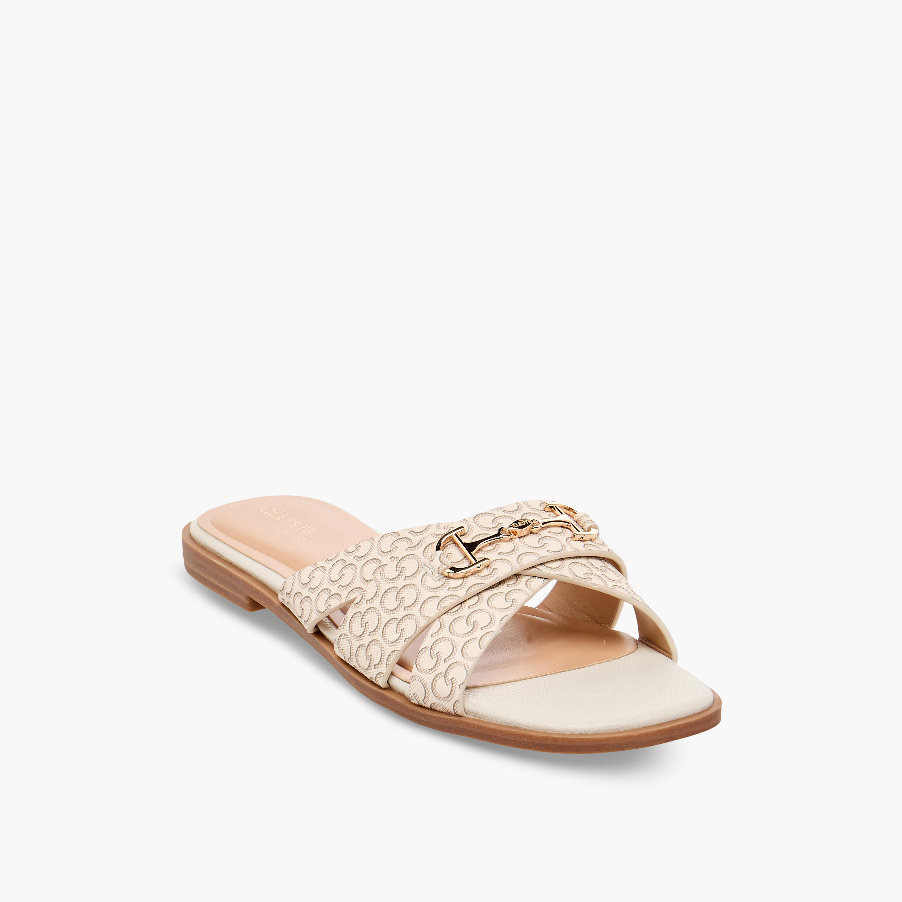 Celeste Women Printed Cross Strap Sandals-women-shoes-sandals-flats-image-2