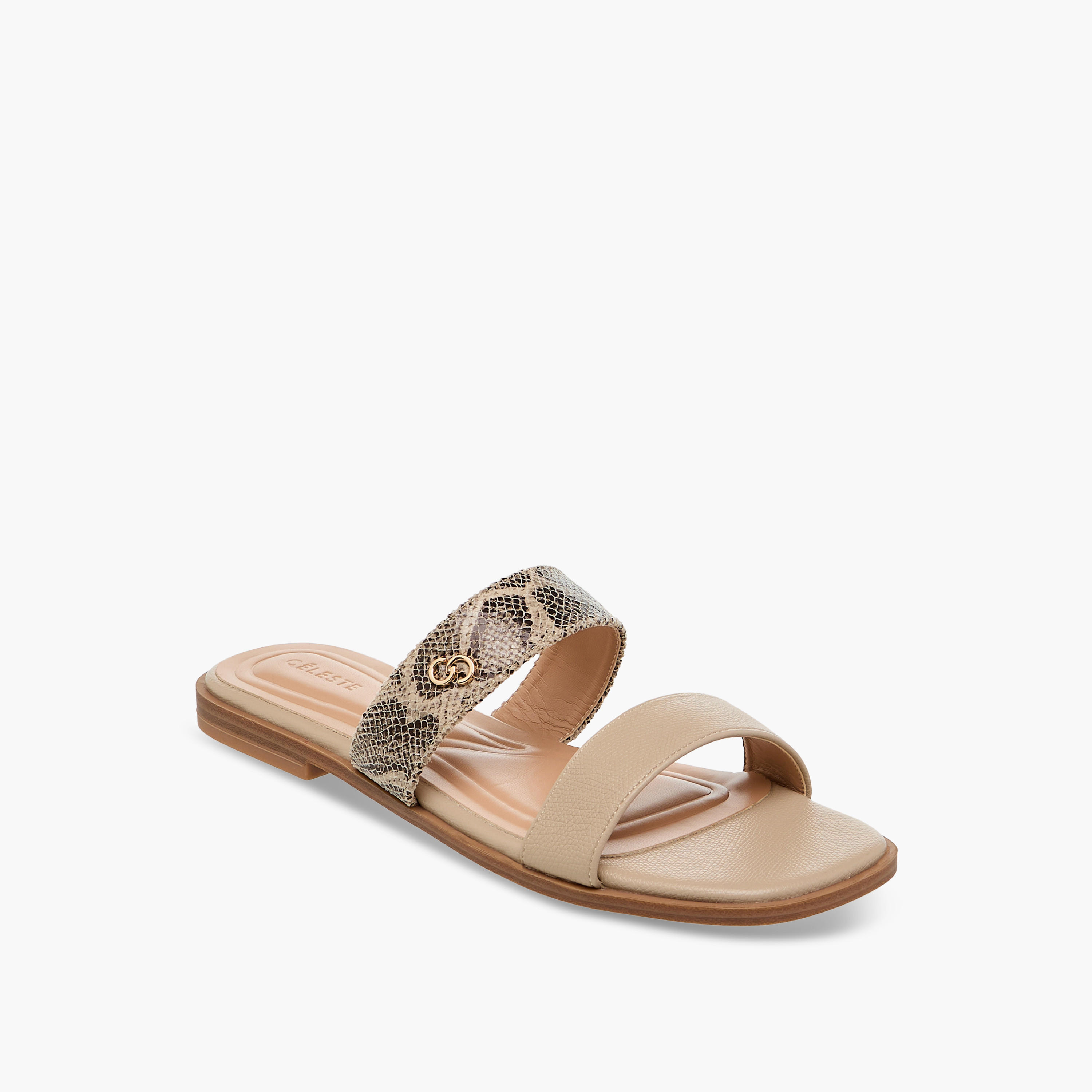 Celeste Women's Animal Print Slip-On Flat Sandals-women-shoes-flats-sandals-image-2
