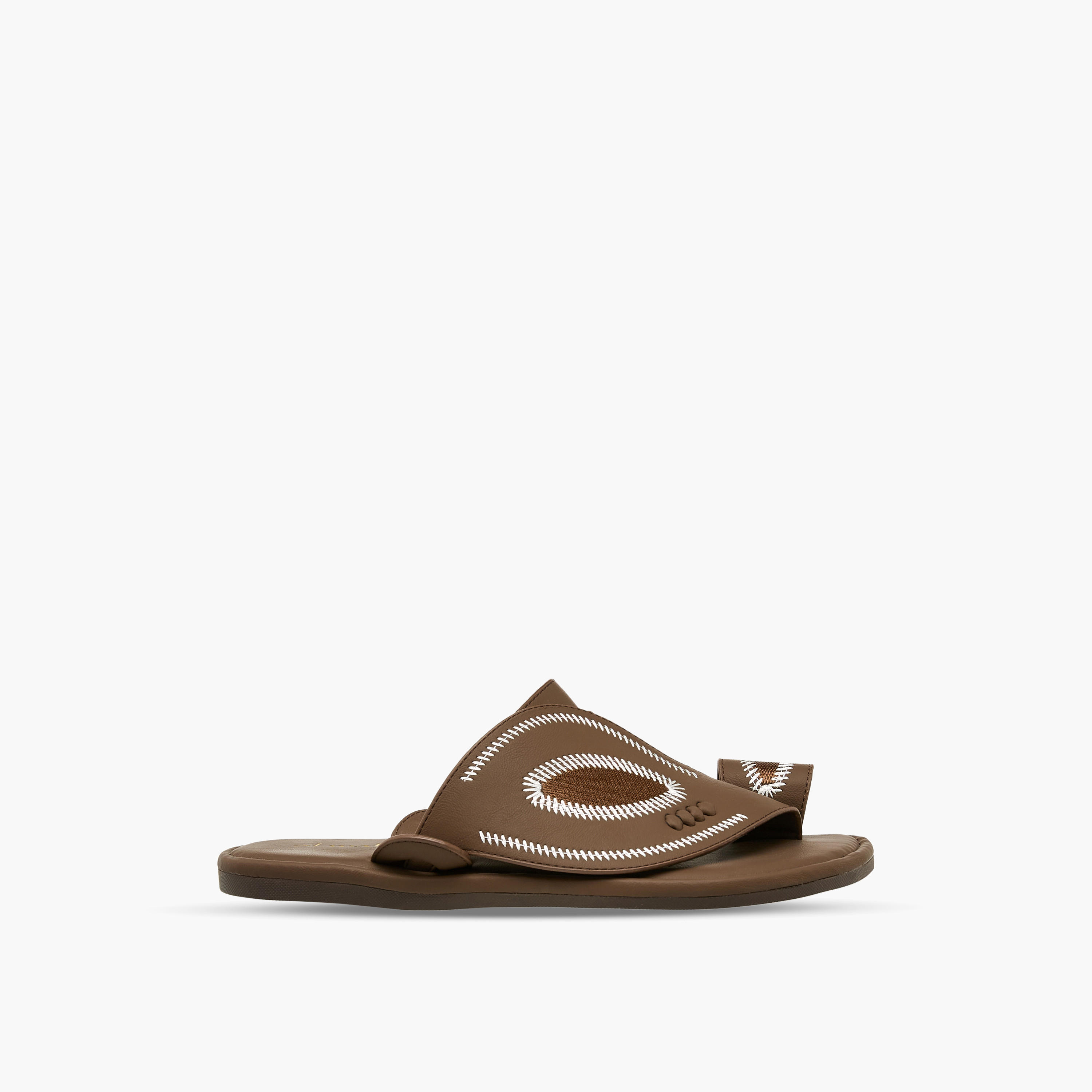 Al Waha Men Embroidered Arabic Sandals-men-shoes-sandals-image-3