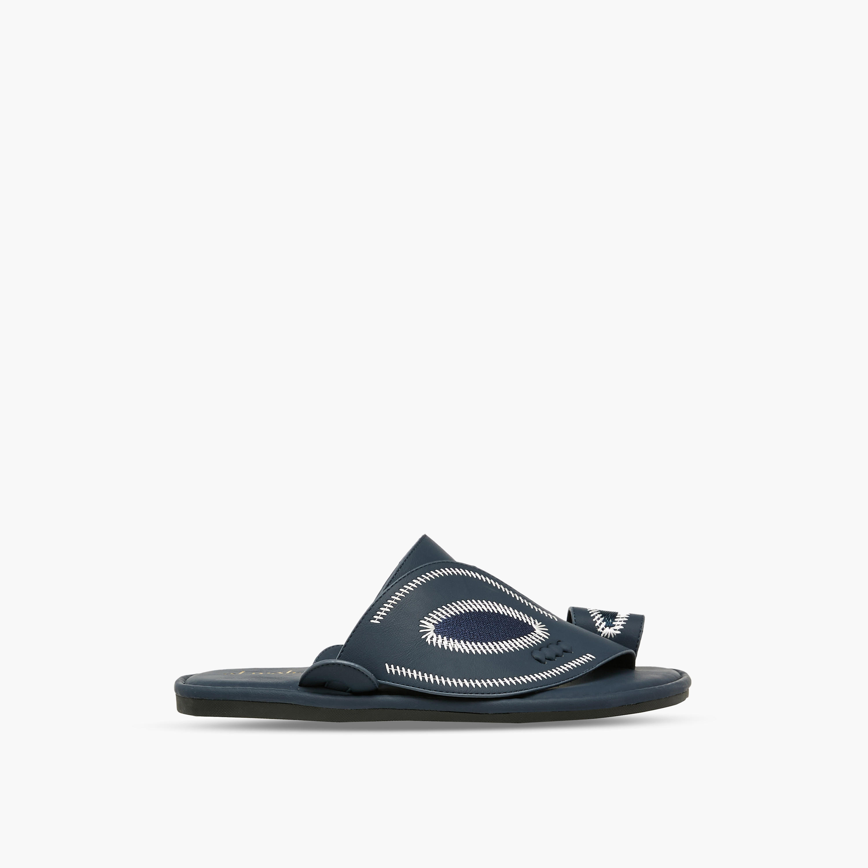 Al Waha Men Embroidered Arabic Sandals-men-shoes-sandals-image-3