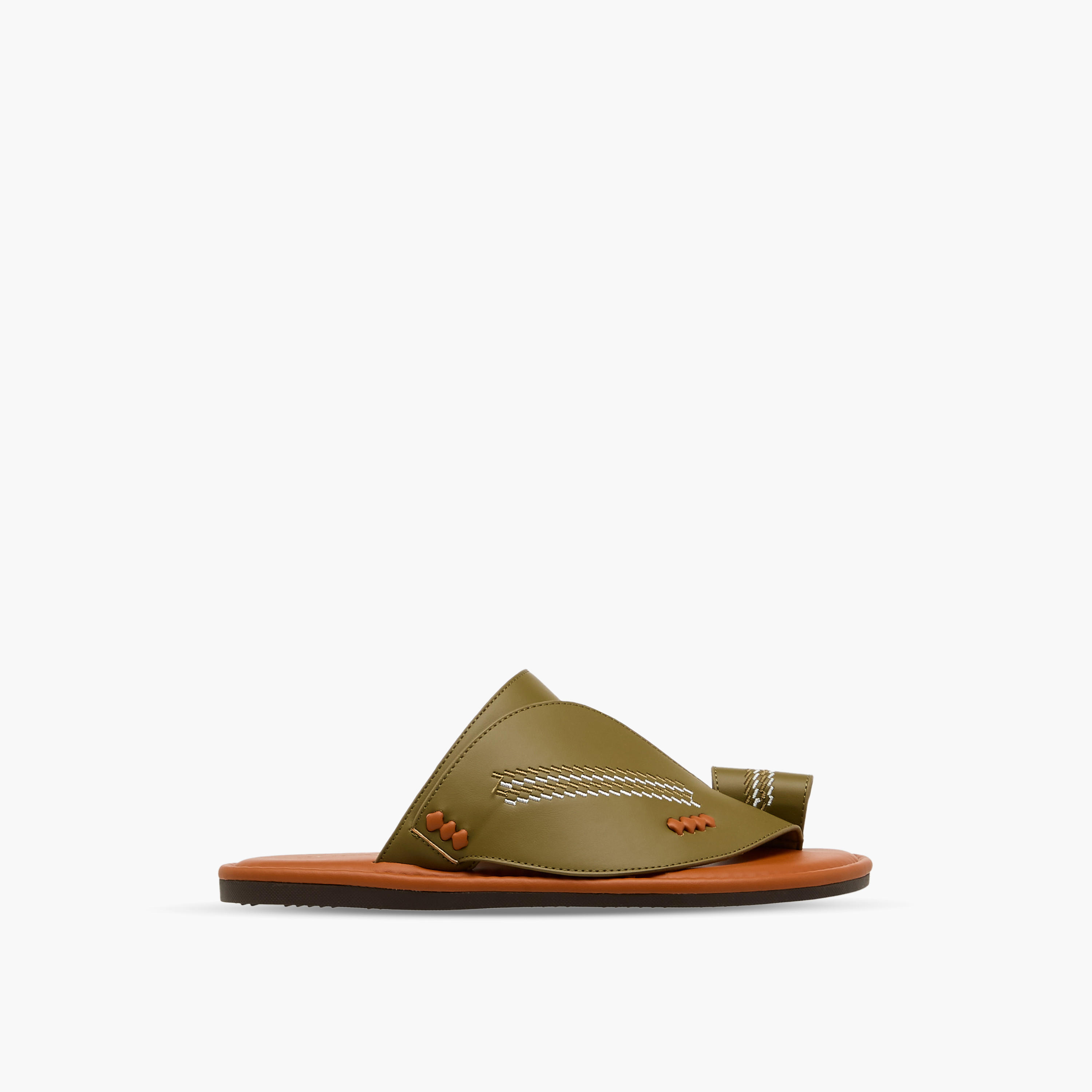Al Waha Men Embroidered Arabic Sandals-men-shoes-sandals-image-3