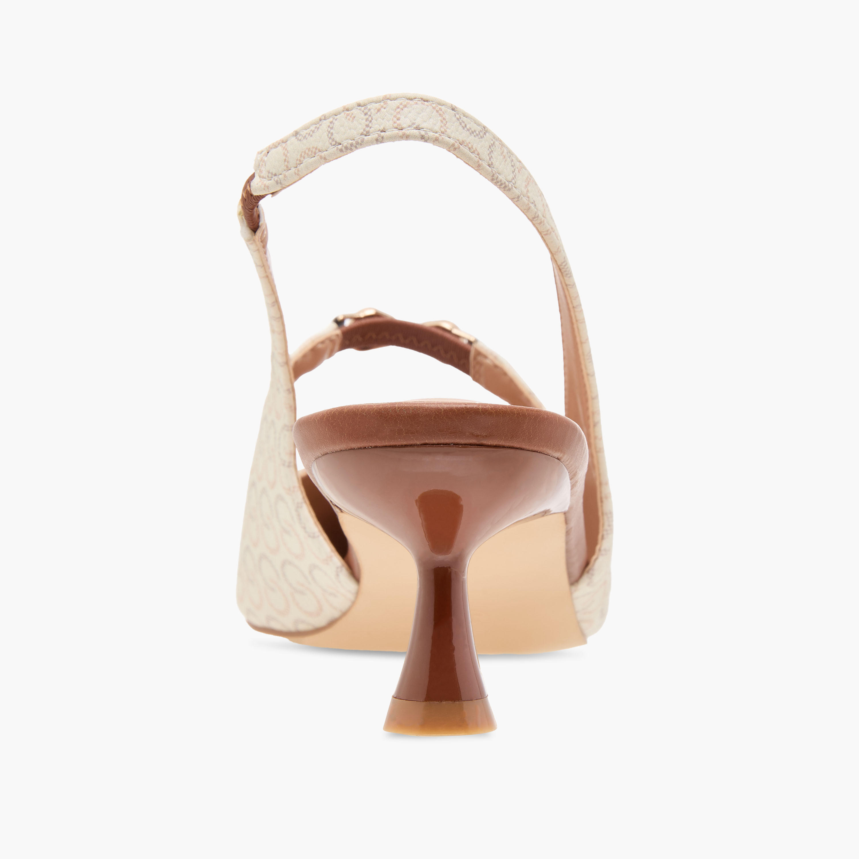 حذاء بطبعات مونوجرام وحزام خلفي وكعب صغير للنساء من سيليست-women-shoes-heels-image-6