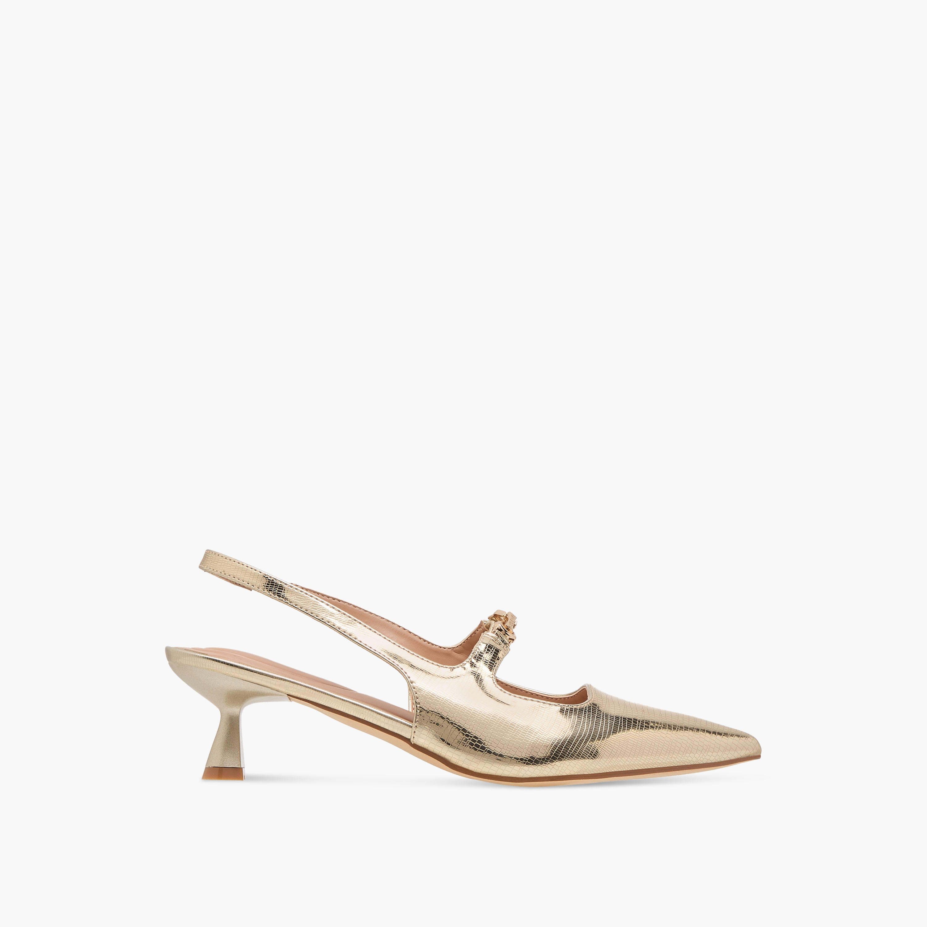 Celeste Women's Textured Slingback Shoes with Kitten Heels-women-shoes-heels-image-3