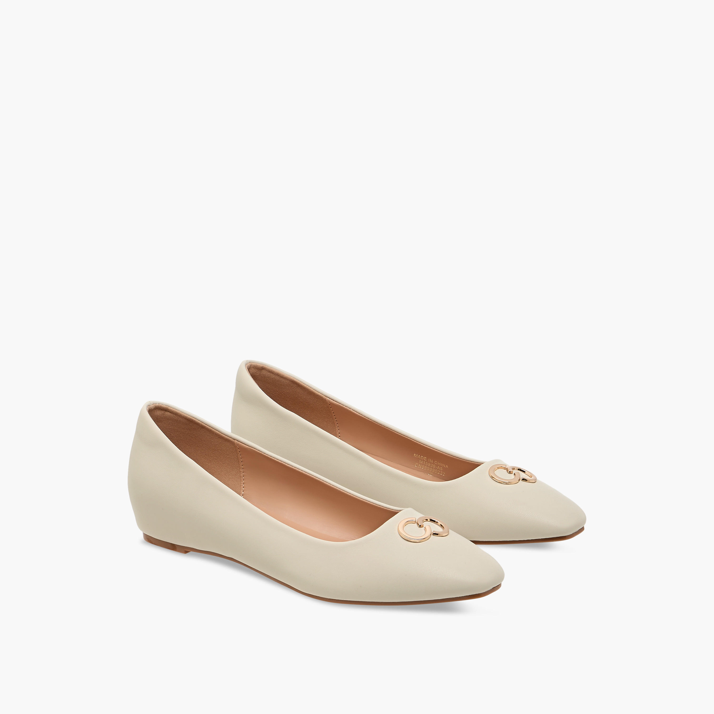 Celeste Women's Metal Accent Slip-On Ballerina Shoes-women-shoes-ballerinas-image-1