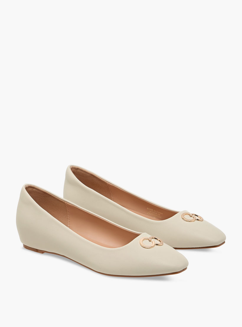 Celeste Women's Metal Accent Slip-On Ballerina Shoes-women-shoes-ballerinas-image-1