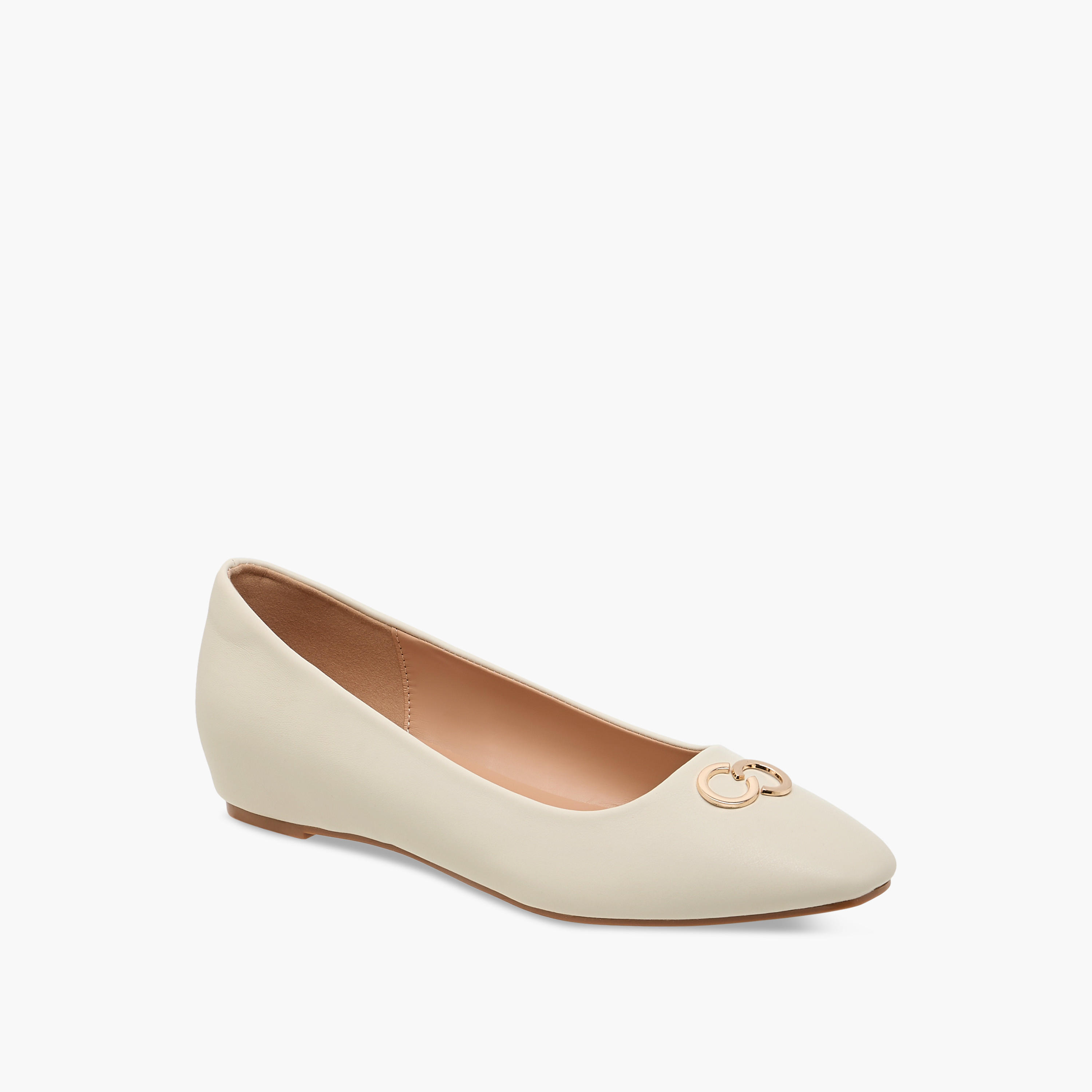 Celeste Women's Metal Accent Slip-On Ballerina Shoes-women-shoes-ballerinas-image-3