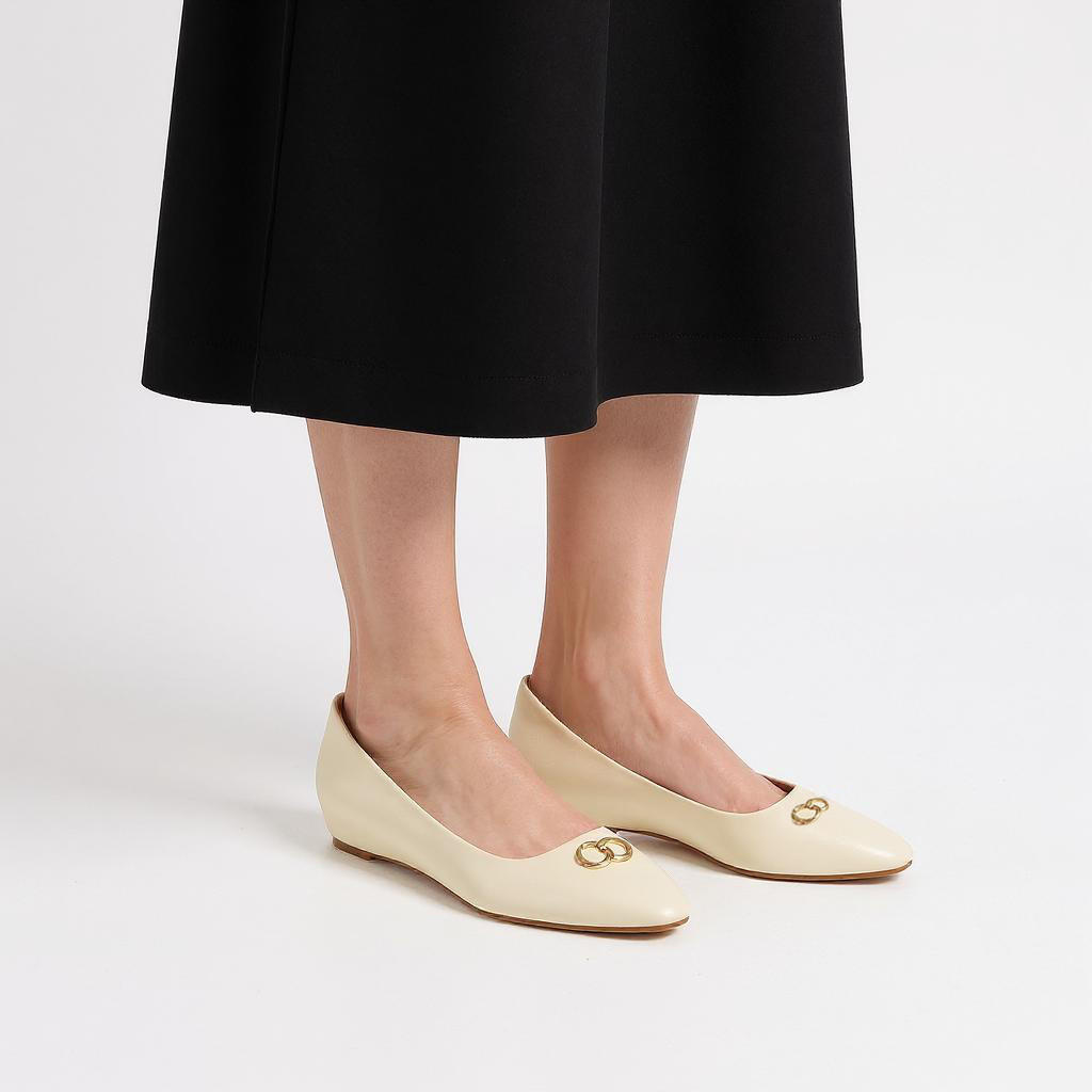 Celeste Women's Metal Accent Slip-On Ballerina Shoes-women-shoes-ballerinas-image-2