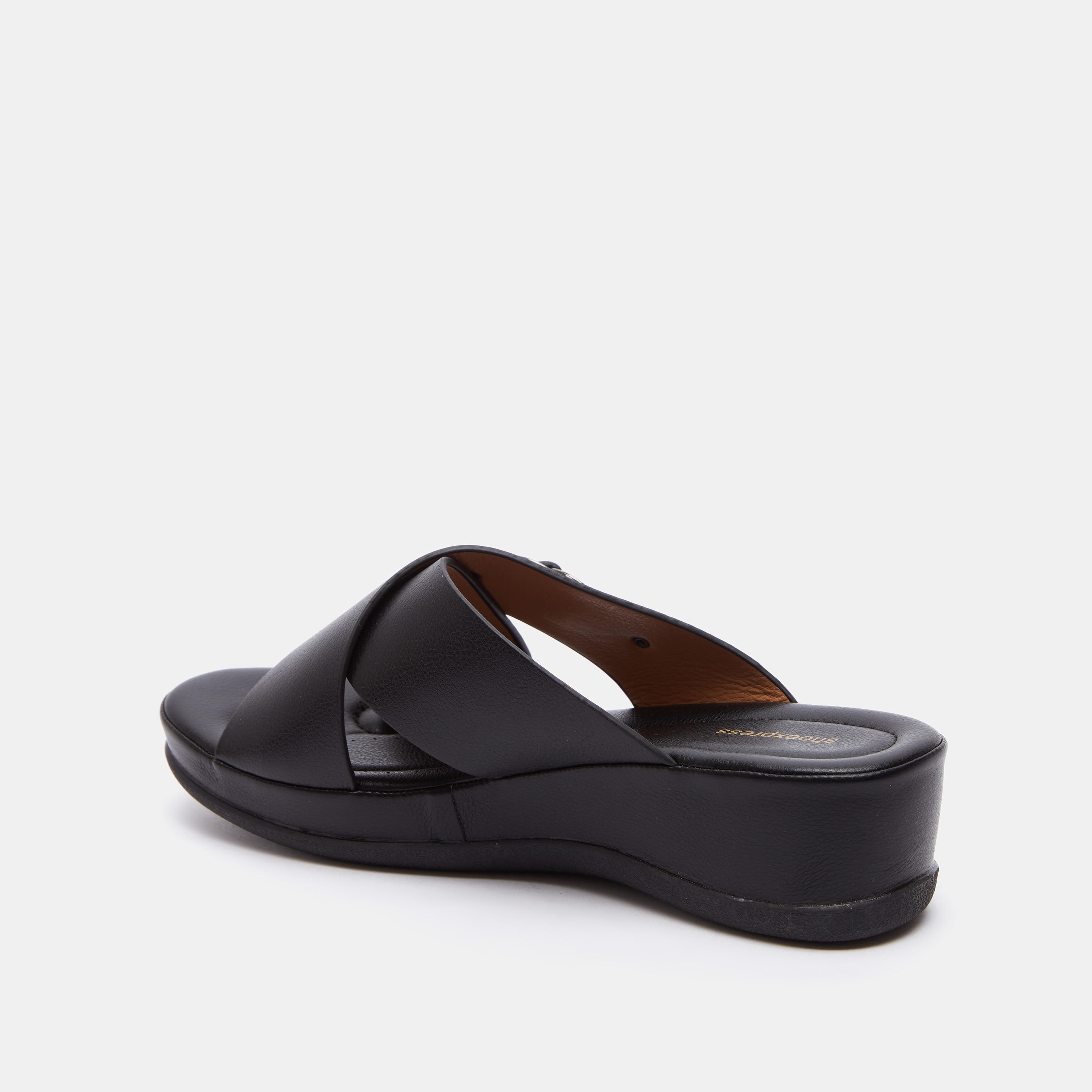 Solid Slip-On Slide Sandals with Buckle Detail-women-shoes-flats-sandals-image-3
