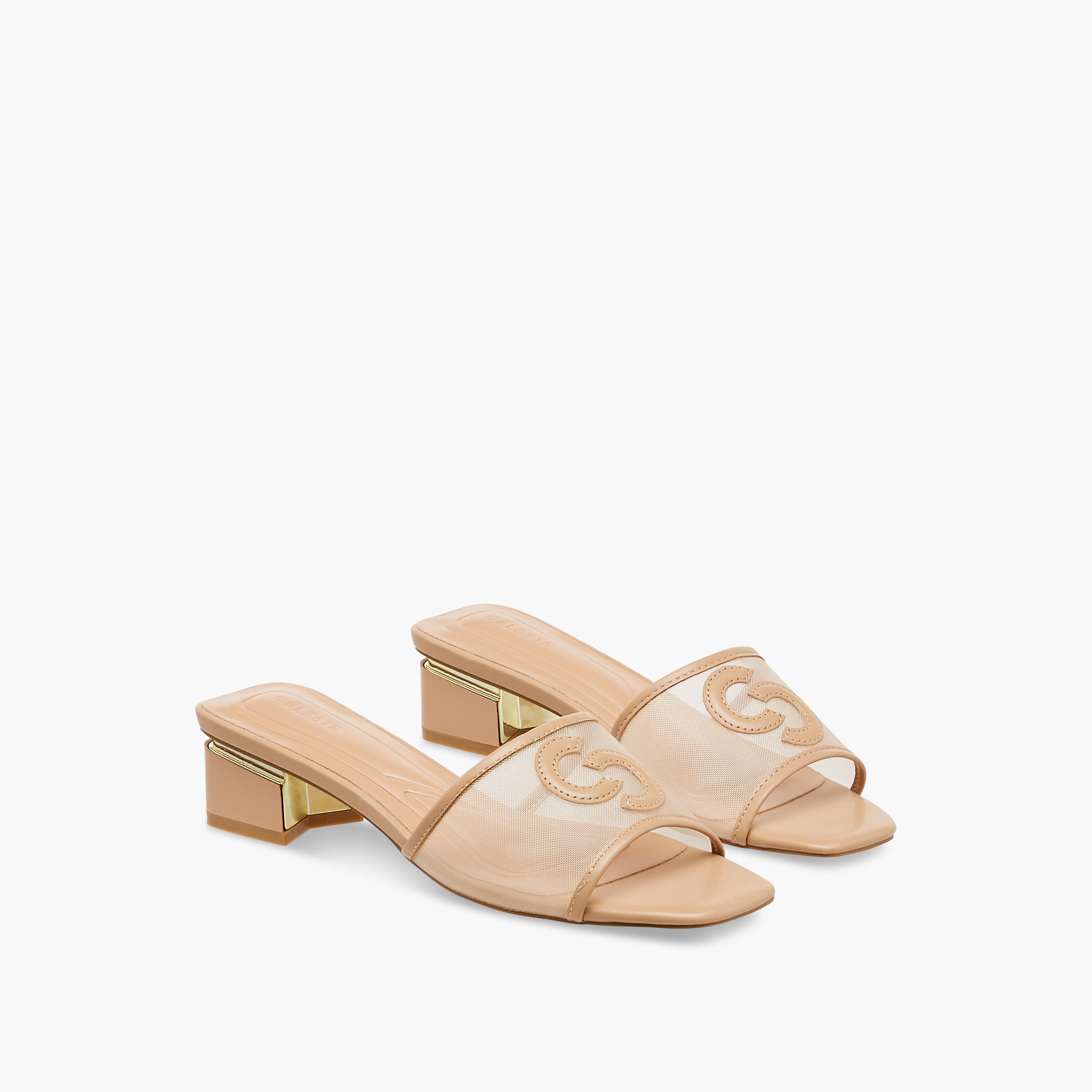 Celeste Women's Textured Slip-On Sandals with Block Heels-women-shoes-sandals-heeled-image-1