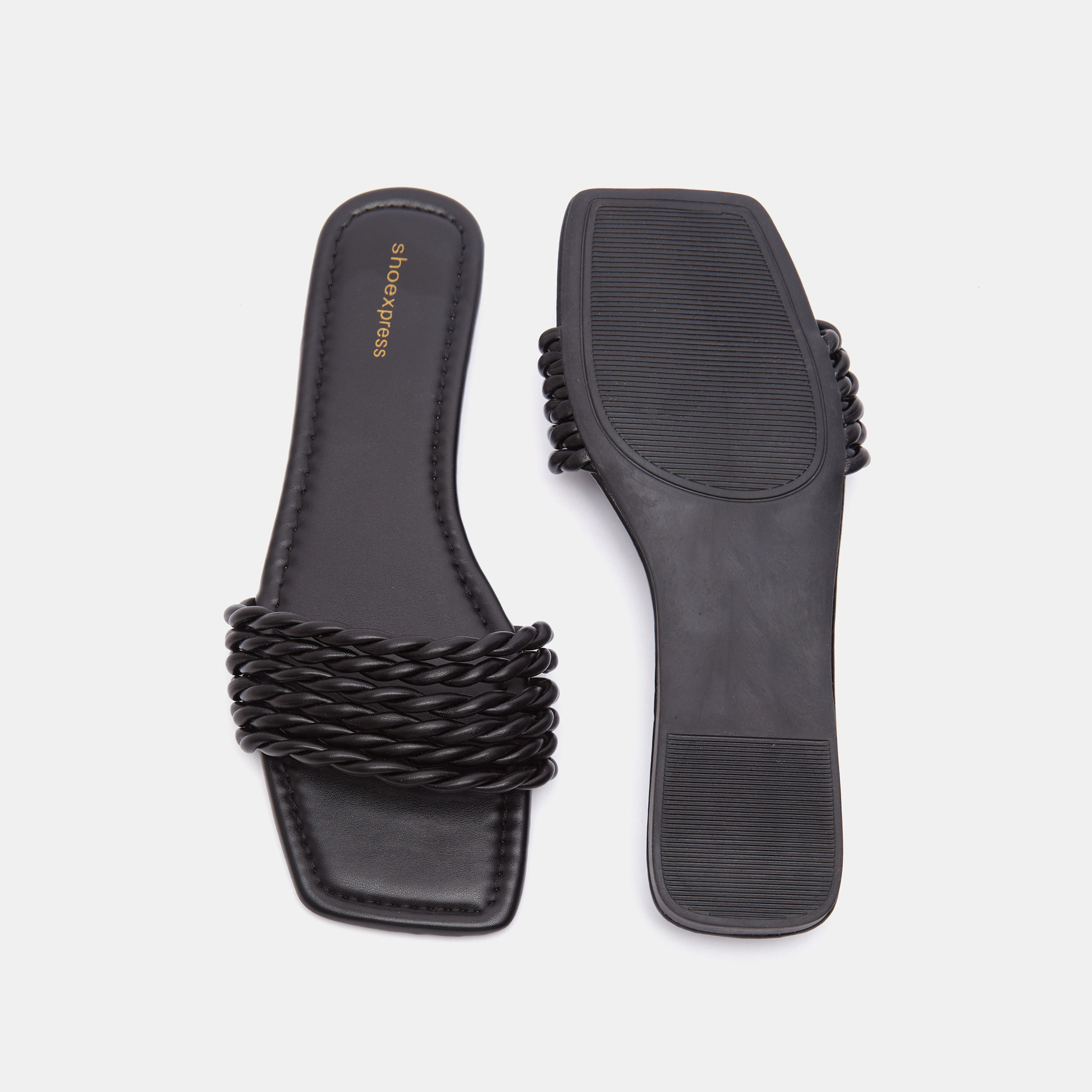 Textured Slip-On Slide Sandals-women-shoes-flats-sandals-image-5