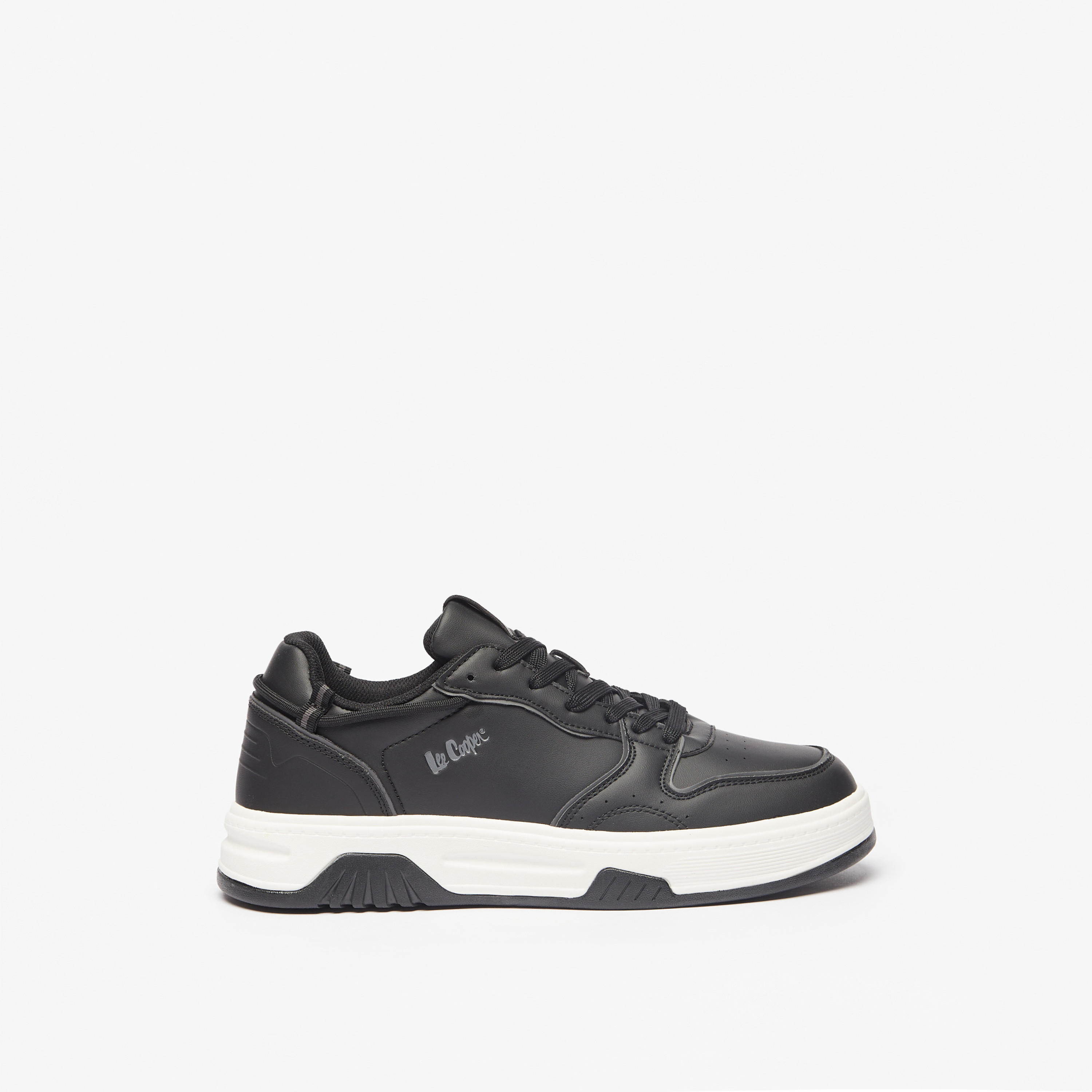 Lee Cooper Men's Panelled Lace-Up Sneakers-men-shoes-sneakers-image-3