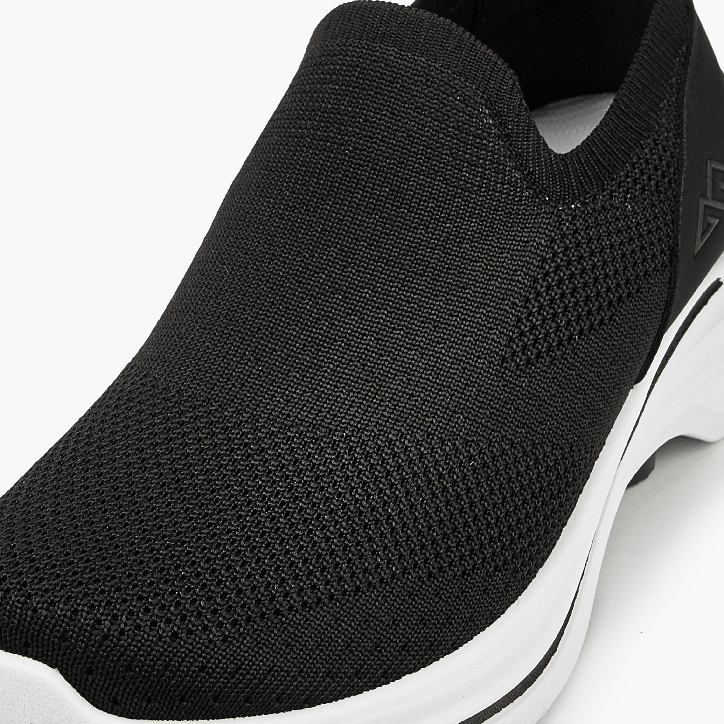 Oaklan by Shoexpress Textured Slip-On Sports Shoes with Pull Tab-sports-women-shoes-image-4