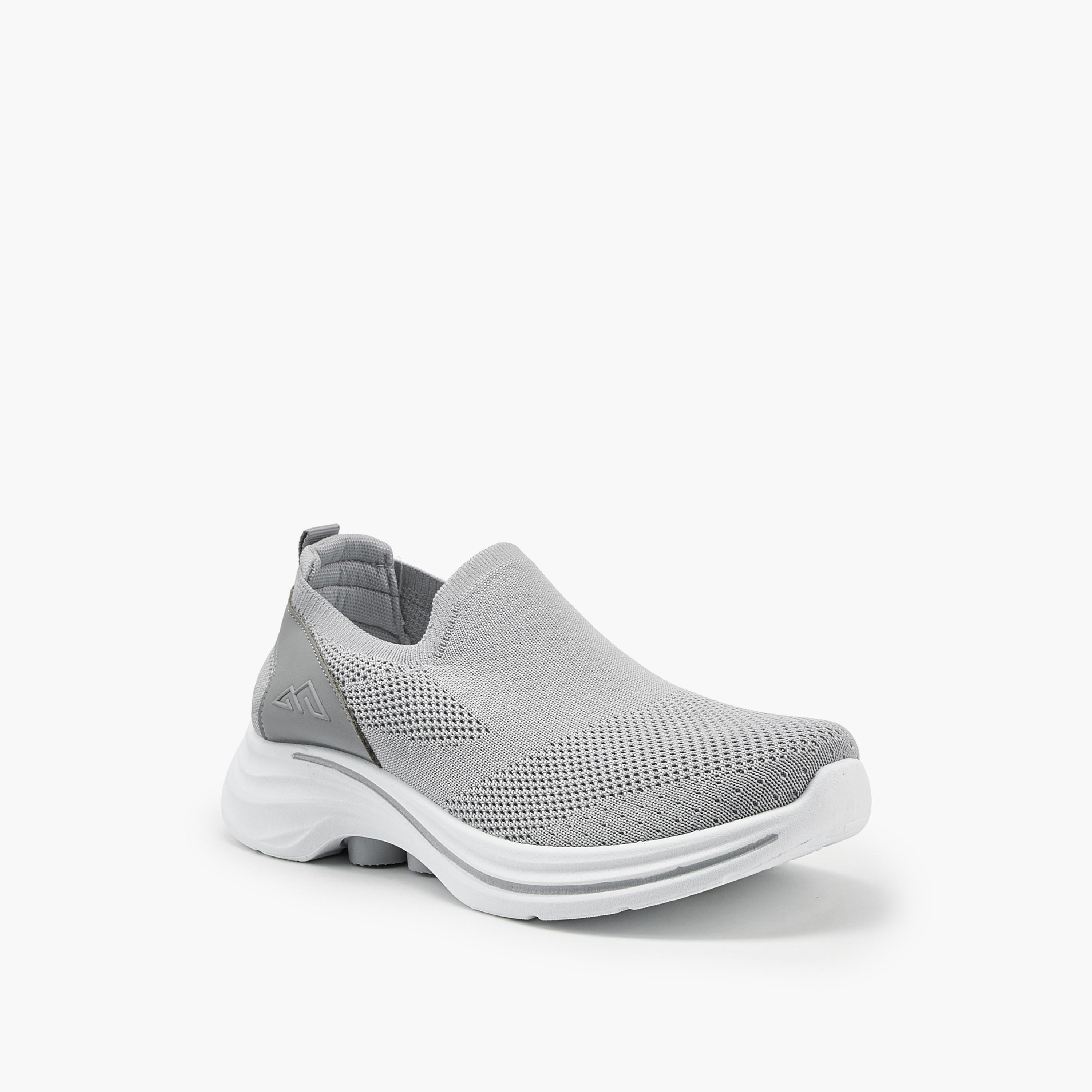 Oaklan by Shoexpress Textured Slip-On Sports Shoes with Pull Tab-women-shoes-sneakers-image-2