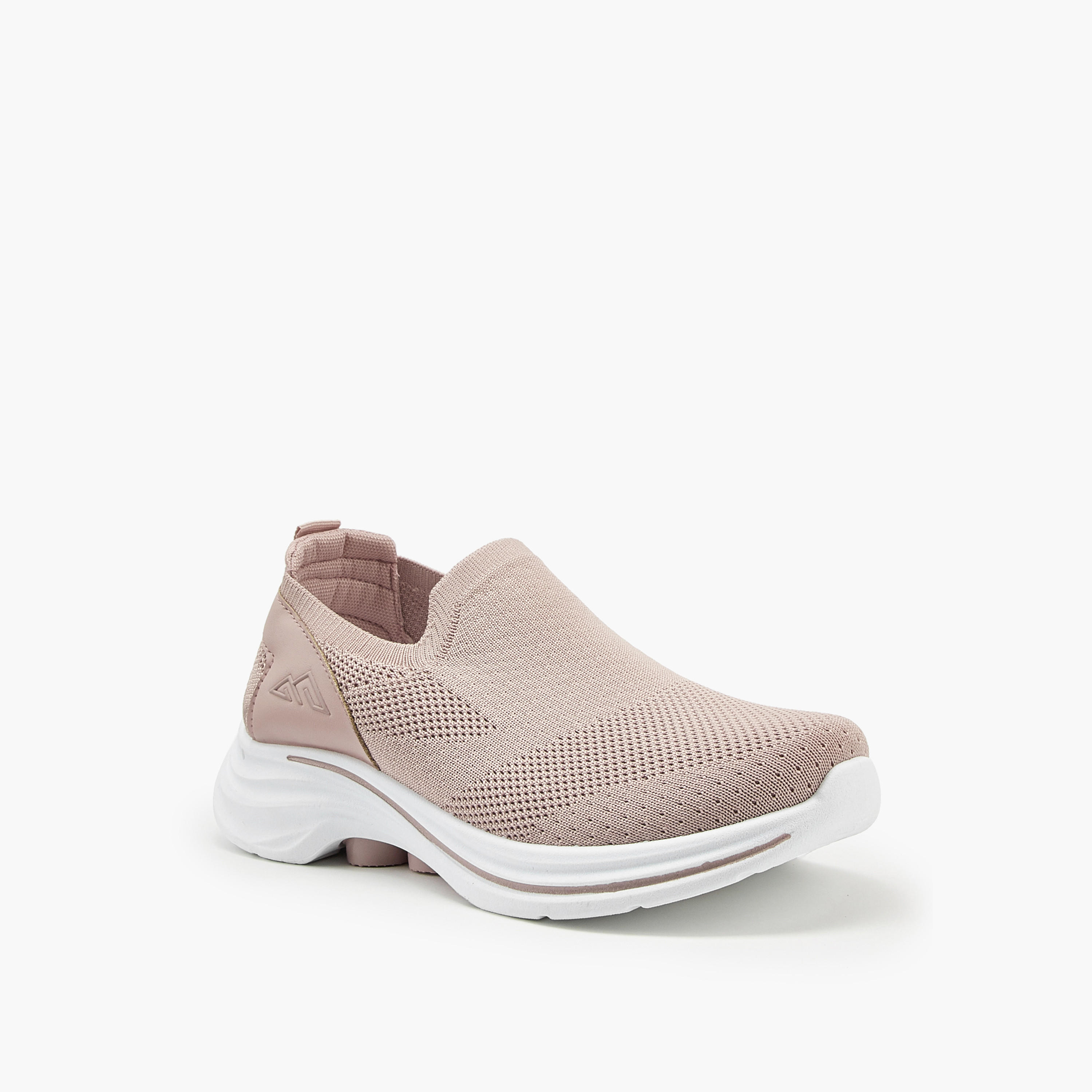 Oaklan by Shoexpress Textured Slip-On Sports Shoes with Pull Tab-women-shoes-sneakers-image-2