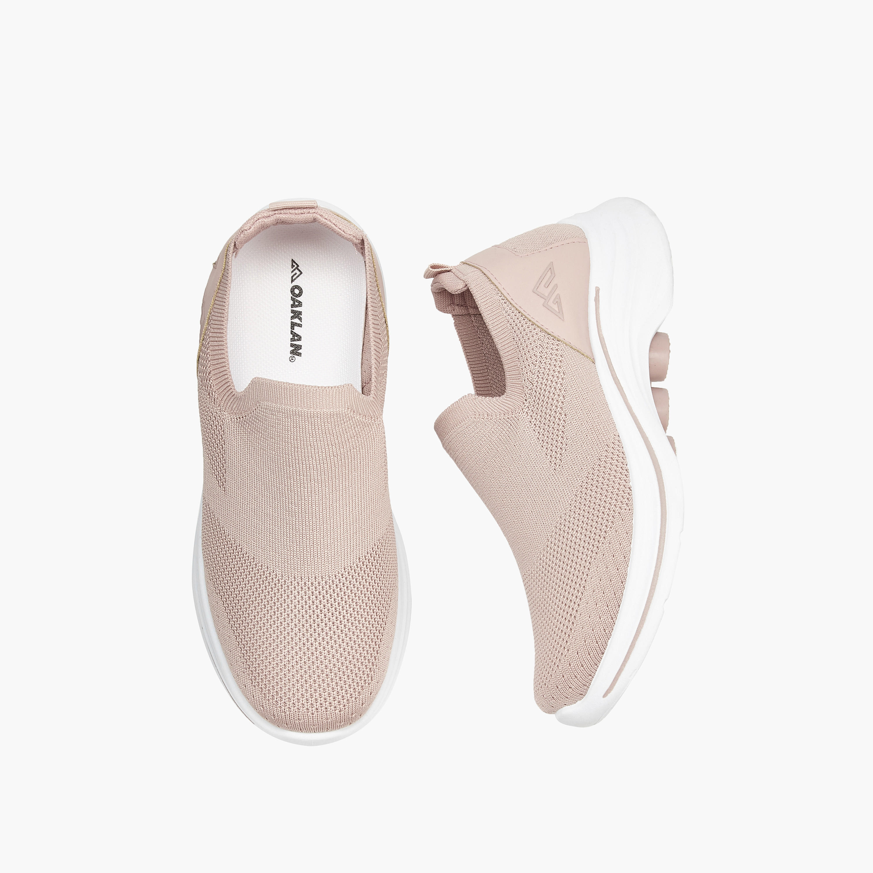 Oaklan by Shoexpress Textured Slip-On Sports Shoes with Pull Tab-women-shoes-sneakers-image-1