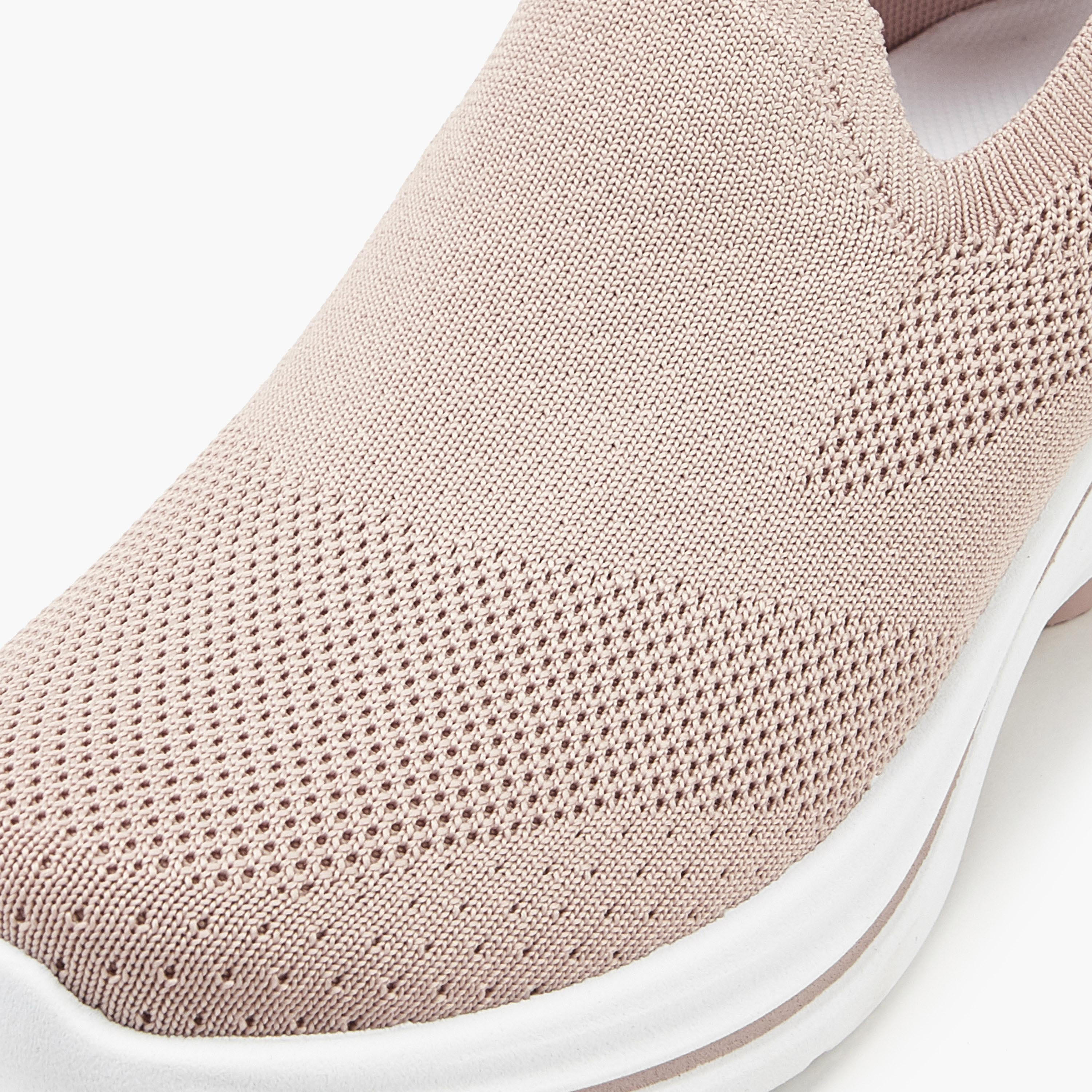 Oaklan by Shoexpress Textured Slip-On Sports Shoes with Pull Tab-women-shoes-sneakers-image-4