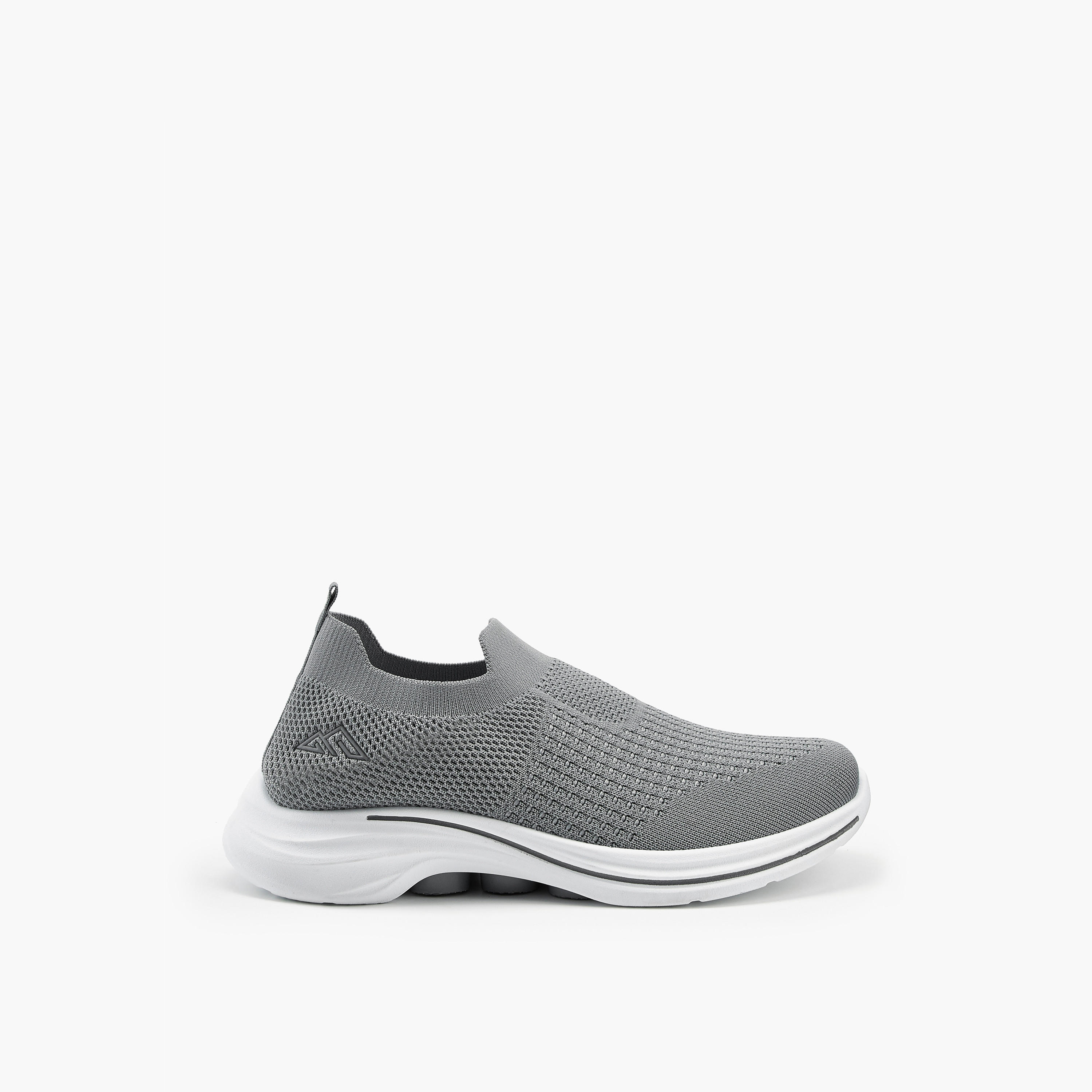 Oaklan by Shoexpress Textured Slip-On Sports Shoes with Pull Tab-sports-men-shoes-image-2