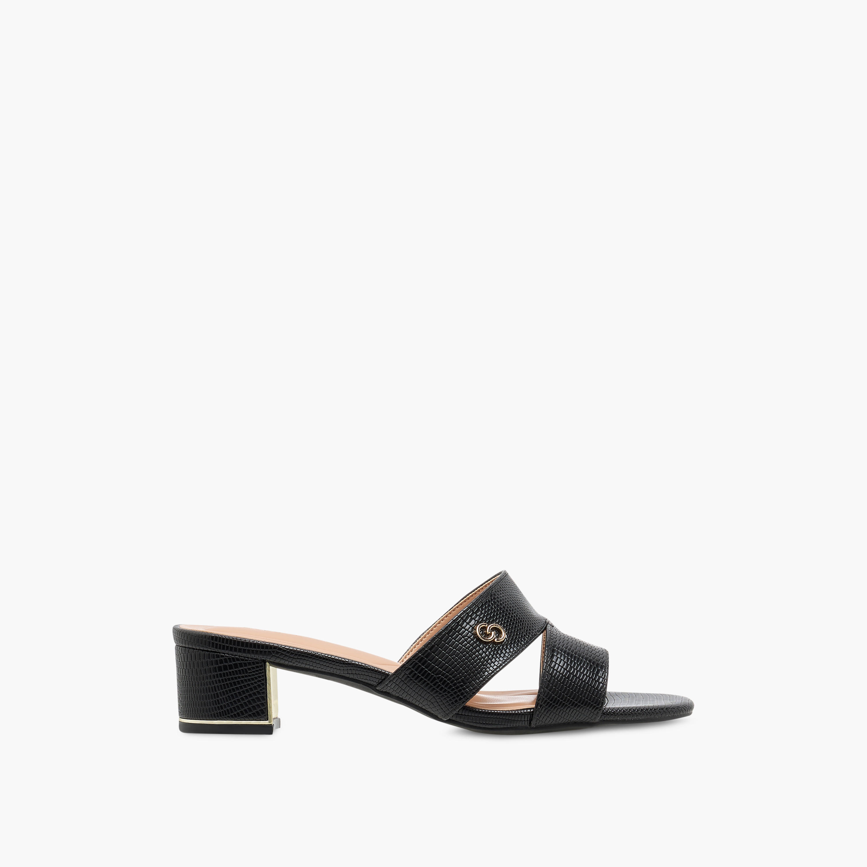 Celeste Women's Textured Slip-On Sandals with Block Heels-women-shoes-sandals-heeled-image-3