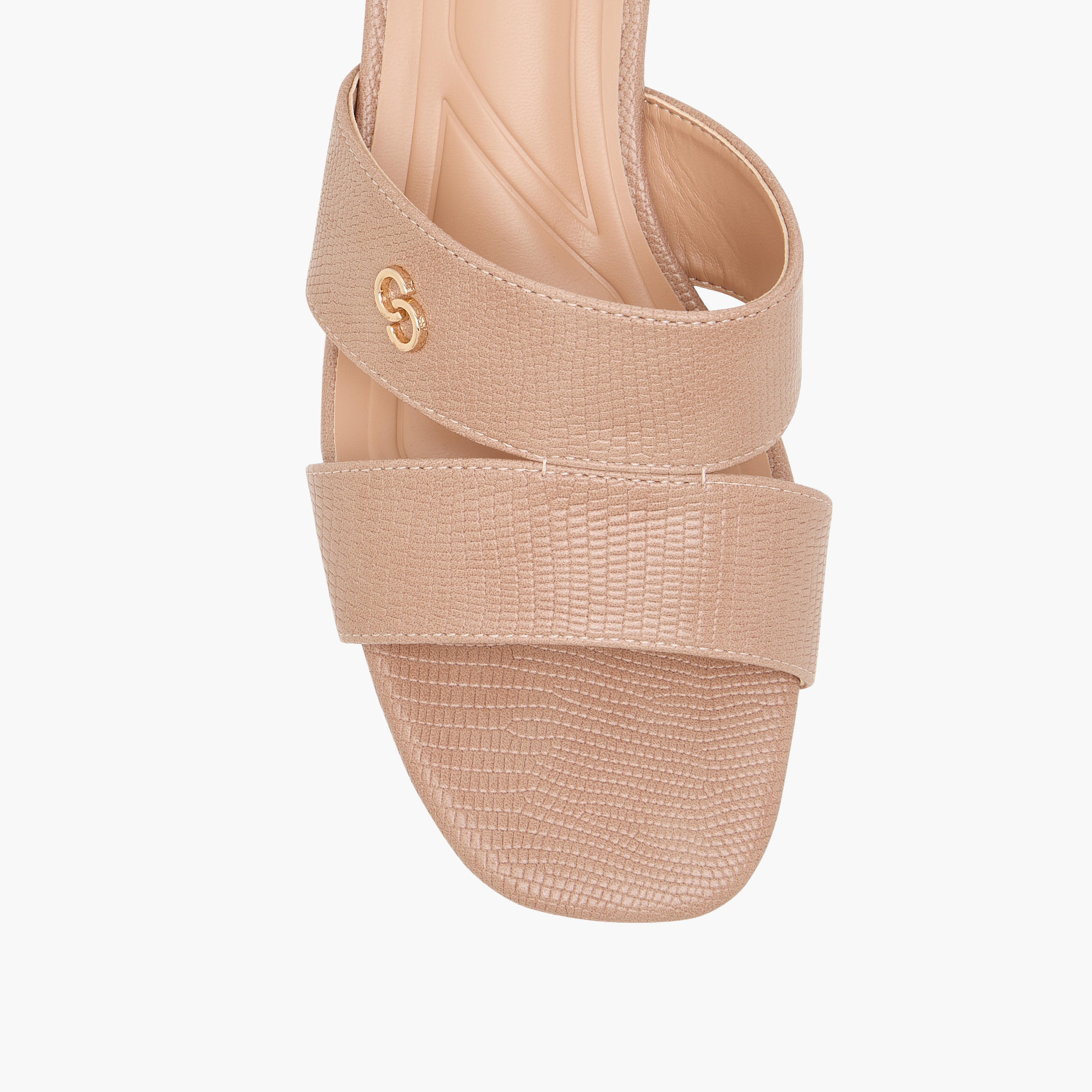 Celeste Women's Textured Slip-On Sandals with Block Heels-women-shoes-sandals-heeled-image-4