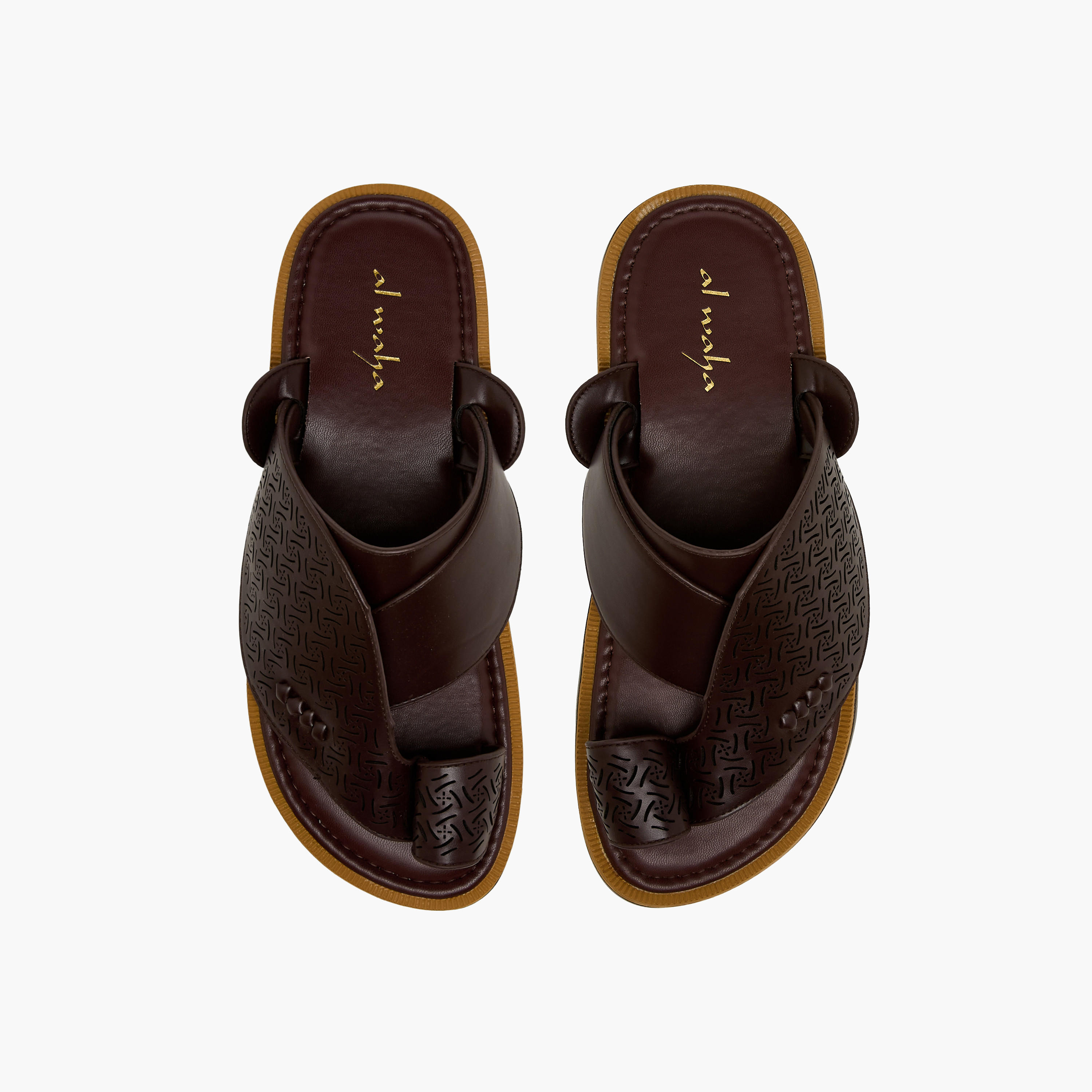 صندل عربي بارز الملمس للرجال من الواحة-men-shoes-sandals-image-1