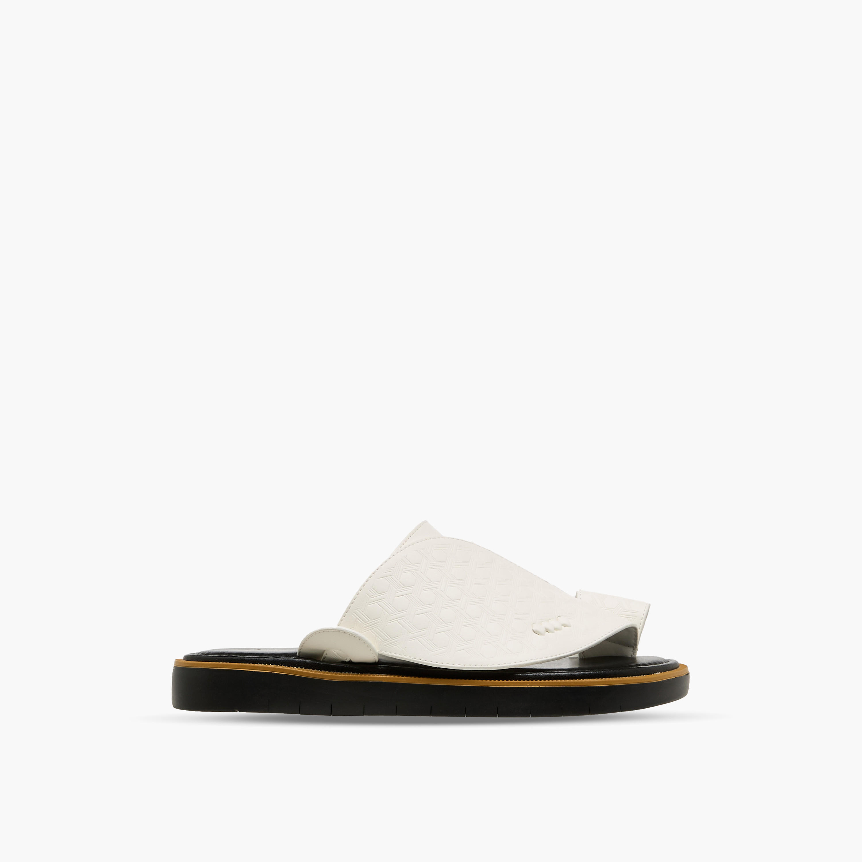Al Waha Men Textured Arabic Sandals-men-shoes-sandals-image-3