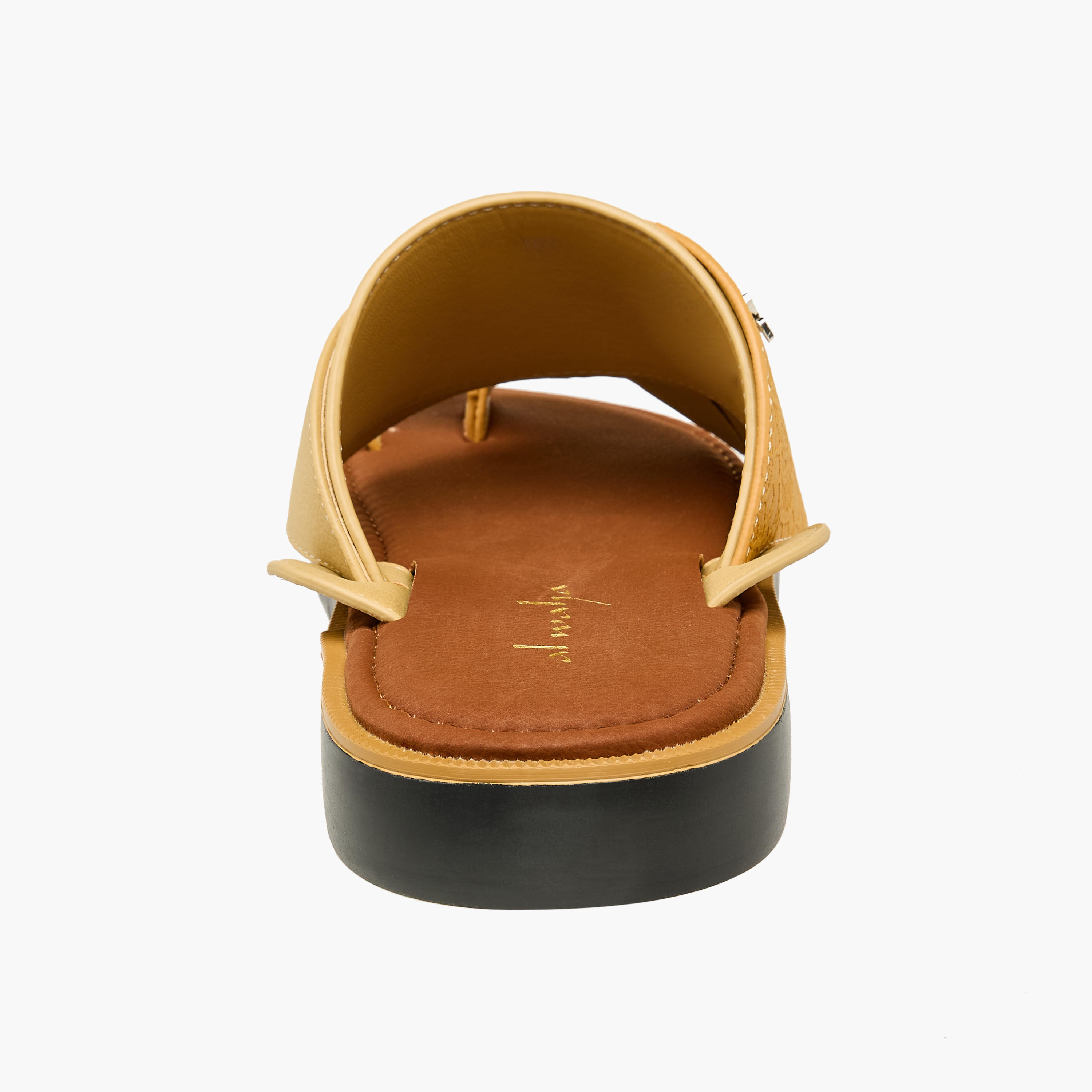 صندل بتفاصيل حلقة أصبع للرجال من الواحة-men-shoes-sandals-image-5